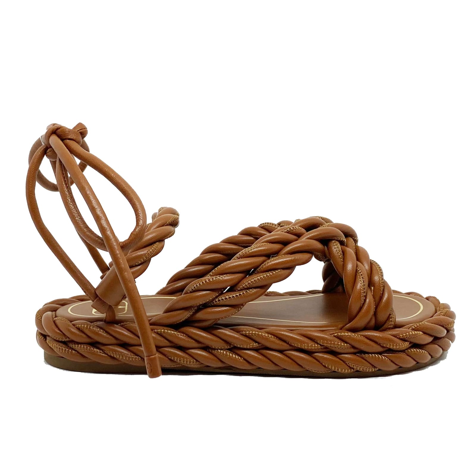 Valentino Garavani The Rope Leather Sandals
