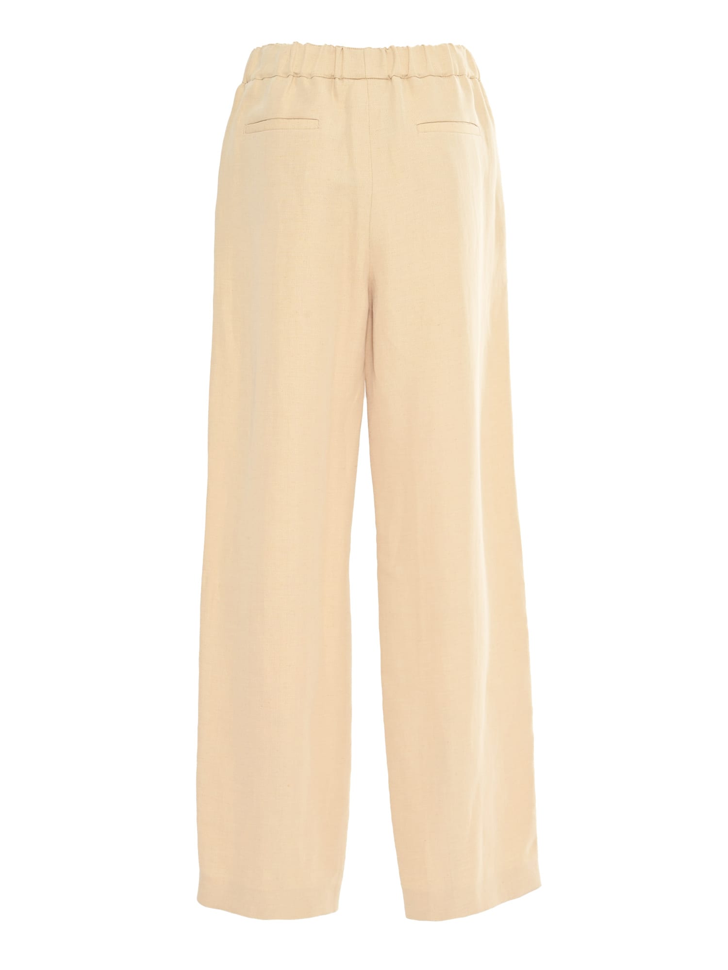 Fabiana Filippi Viscose Linen Jogging Trousers In Neutral