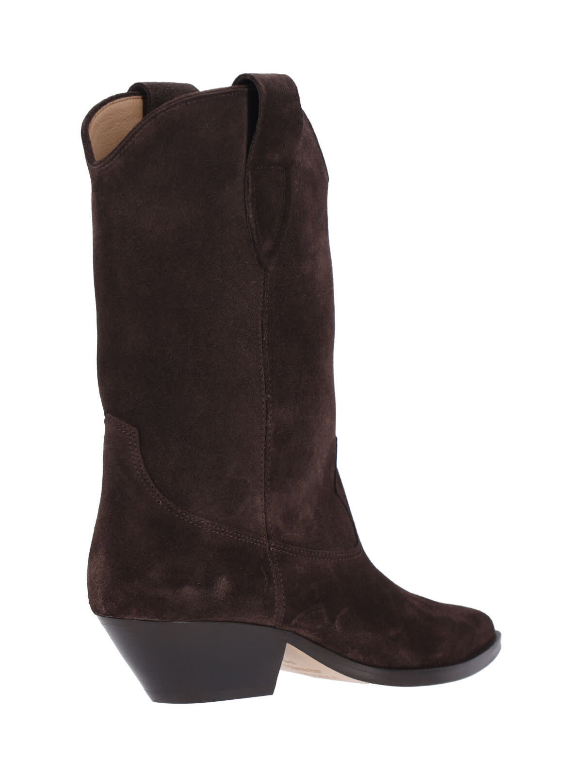 Isabel Marant Duerto Chocolate Cowboy Boots In Suede Women In Brown