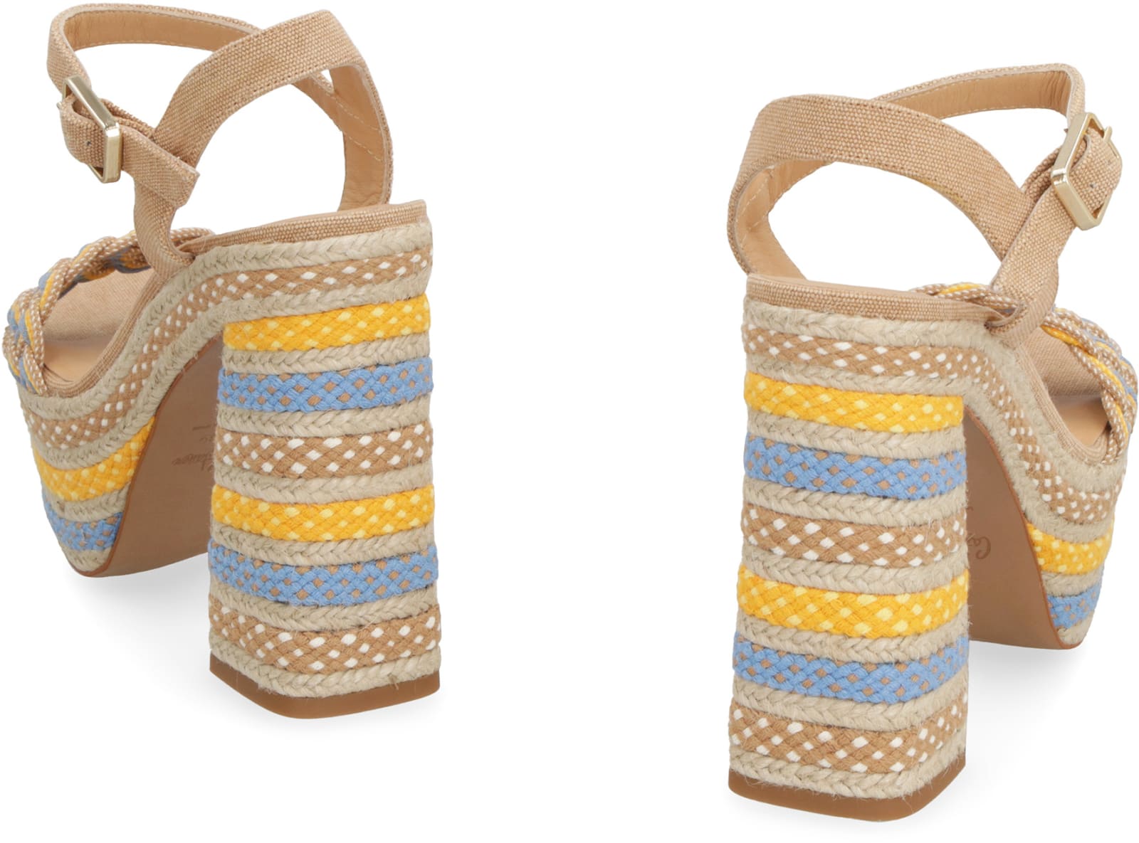 Shop Castaã±er Anne Espadrilles Sandals In Multicolor