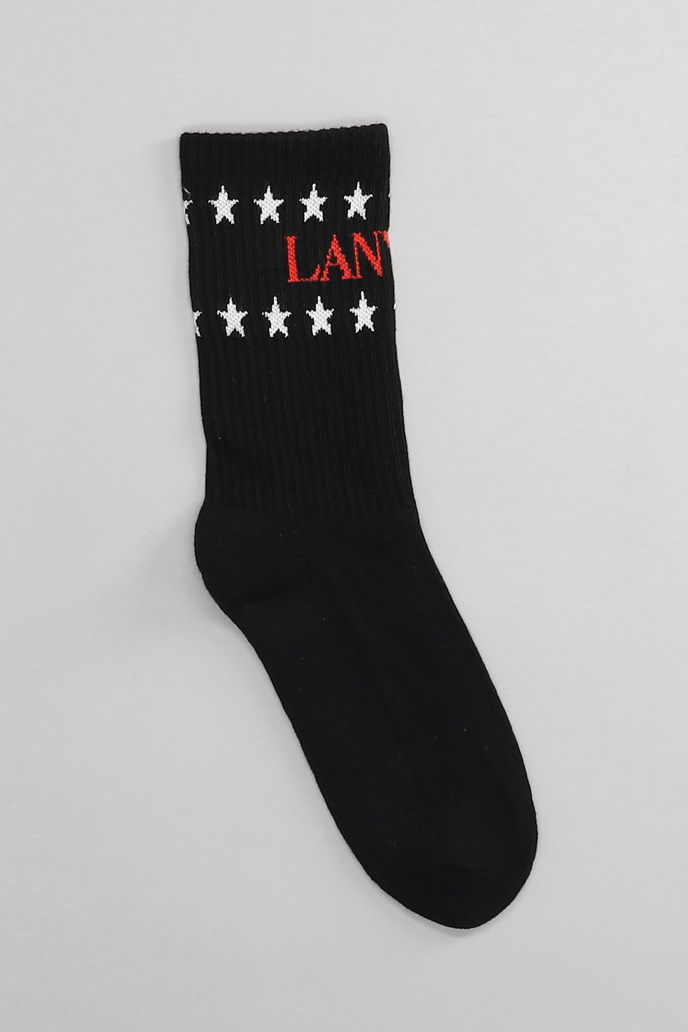 Shop Lanvin Socks In Black Cotton