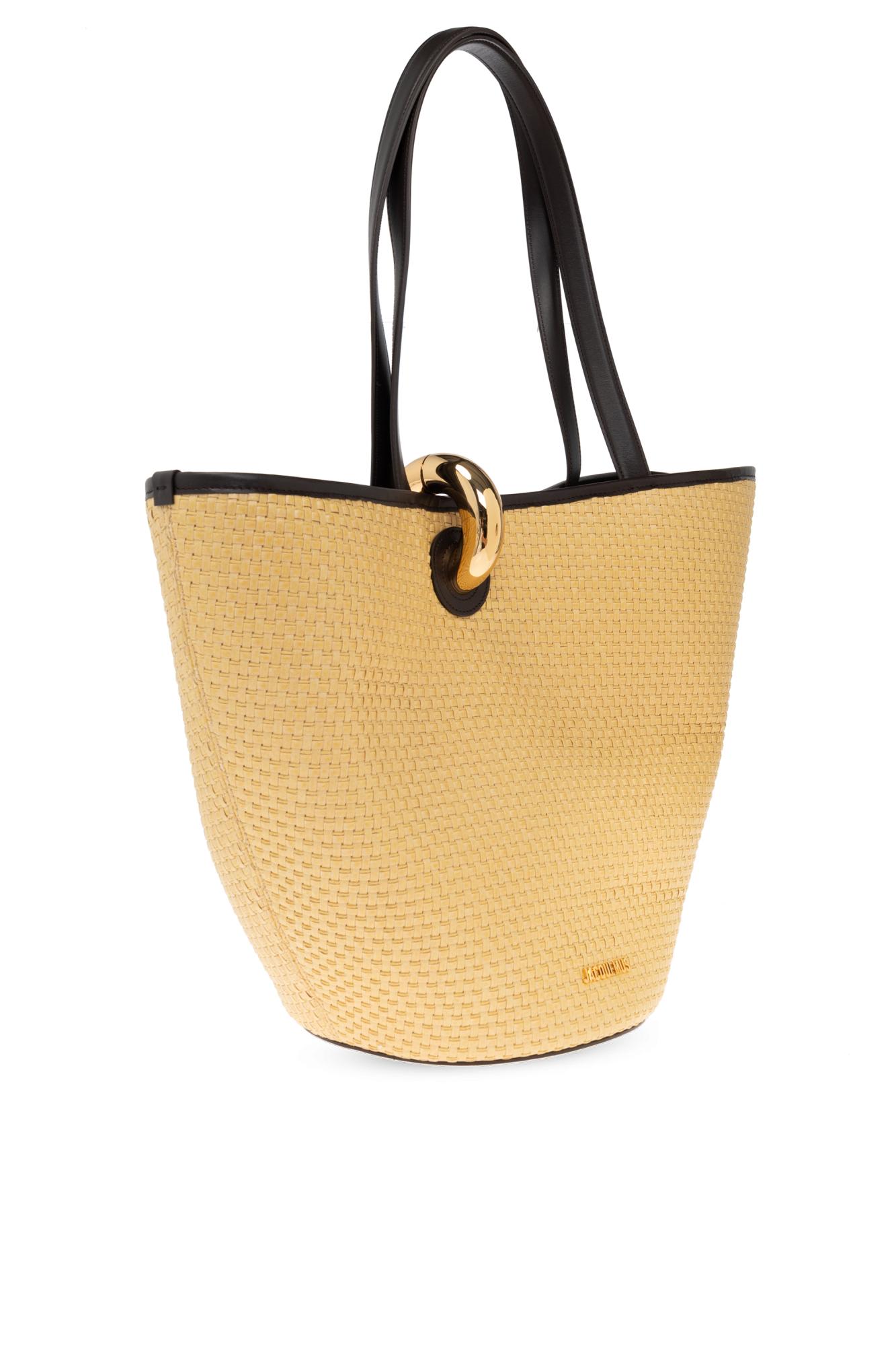 Jacquemus Bambola Shopper Bag In Sand