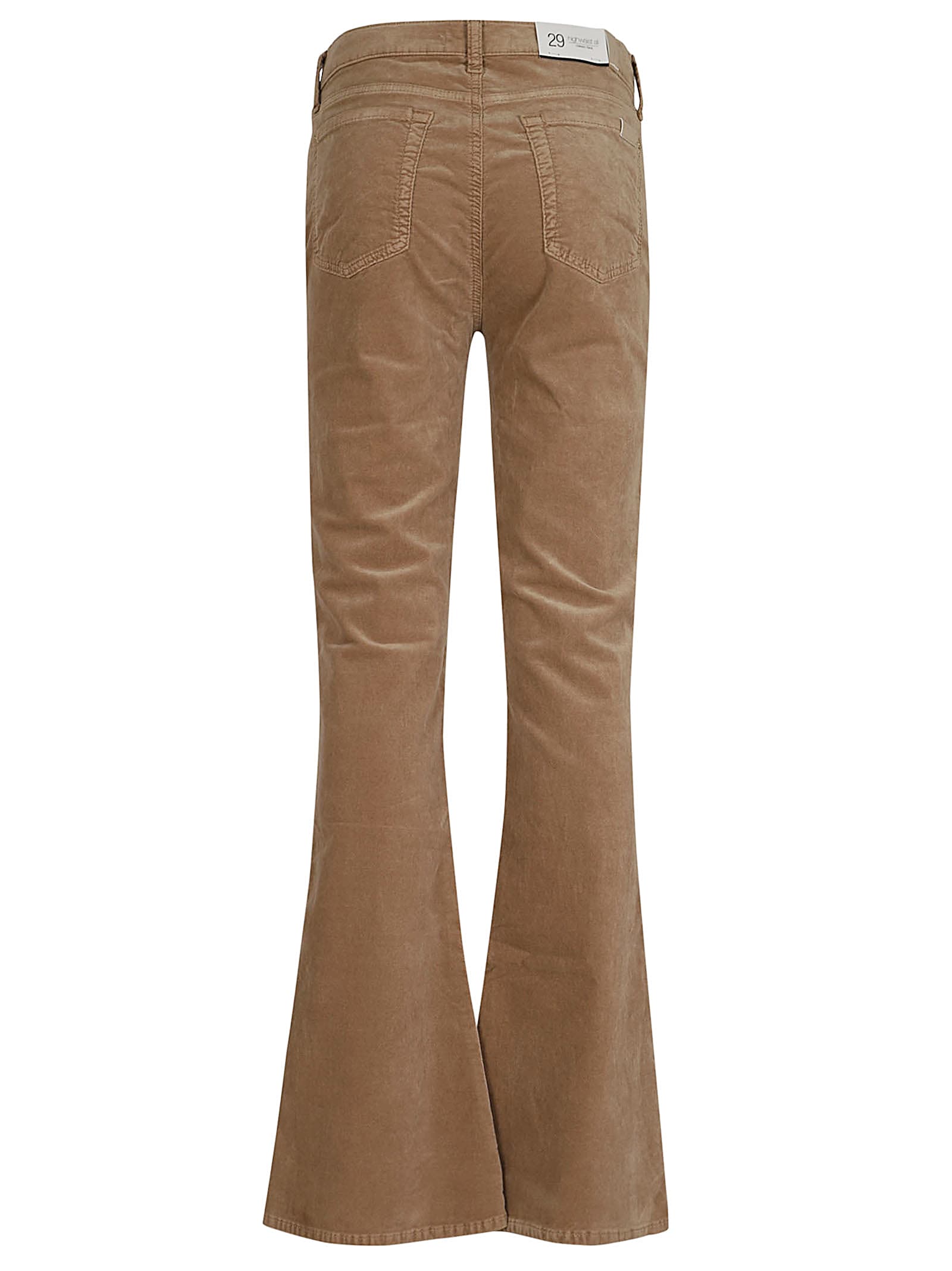 Shop 7 For All Mankind Hw Ali Velvet In Cafe Crema