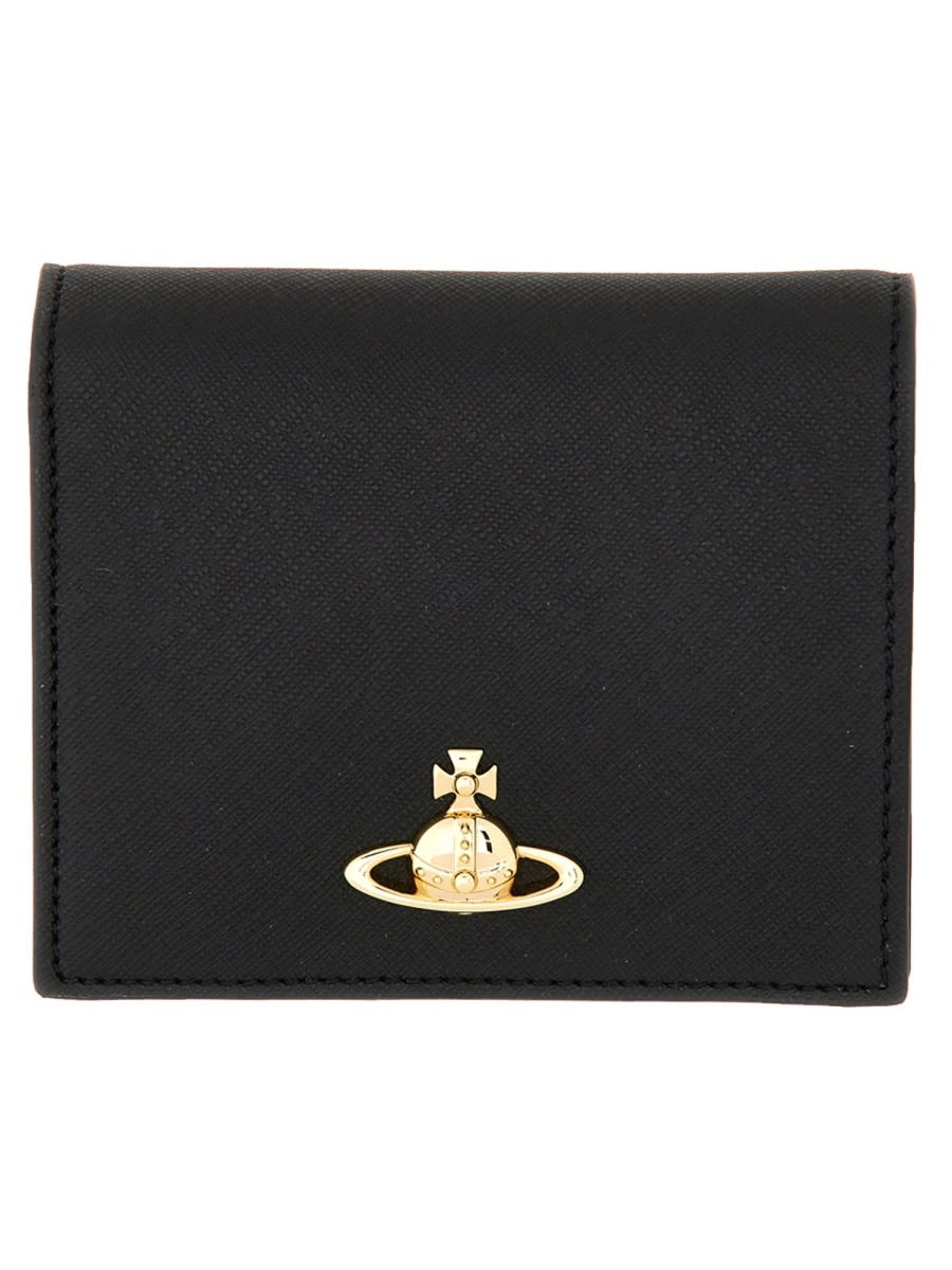 Shop Vivienne Westwood Bi-fold Wallet In Black