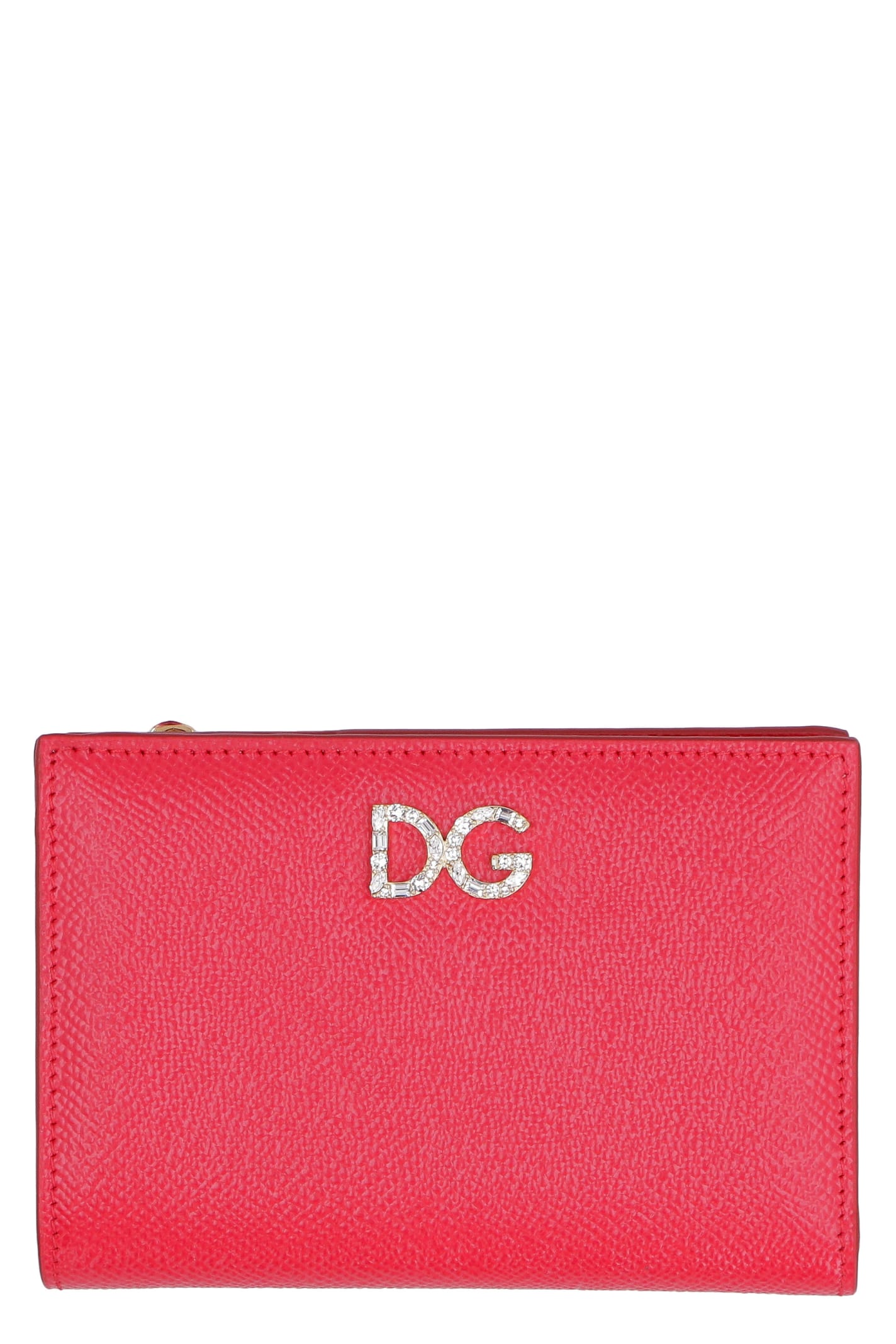 Dolce & Gabbana Small Leather Flap-over Wallet