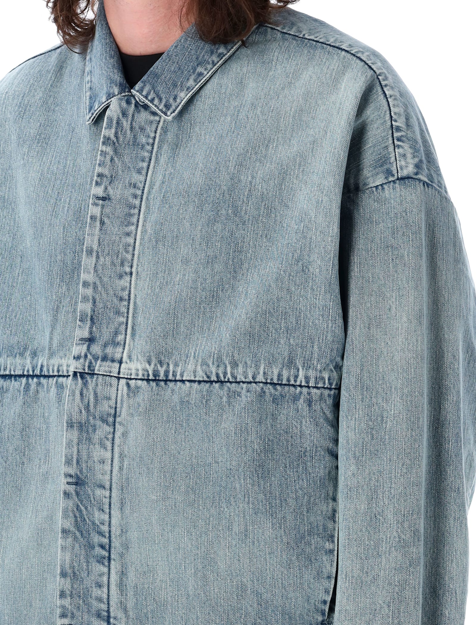 Fear Of God Light Blue Denim Trucker Jacket