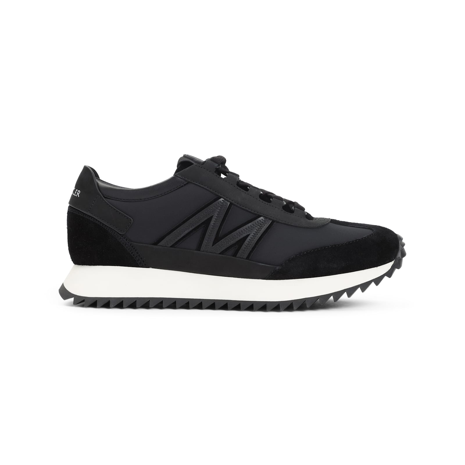 Moncler Pacey2 Suede & Nubuck Trainers, Men, Black, Size: 46 In Black