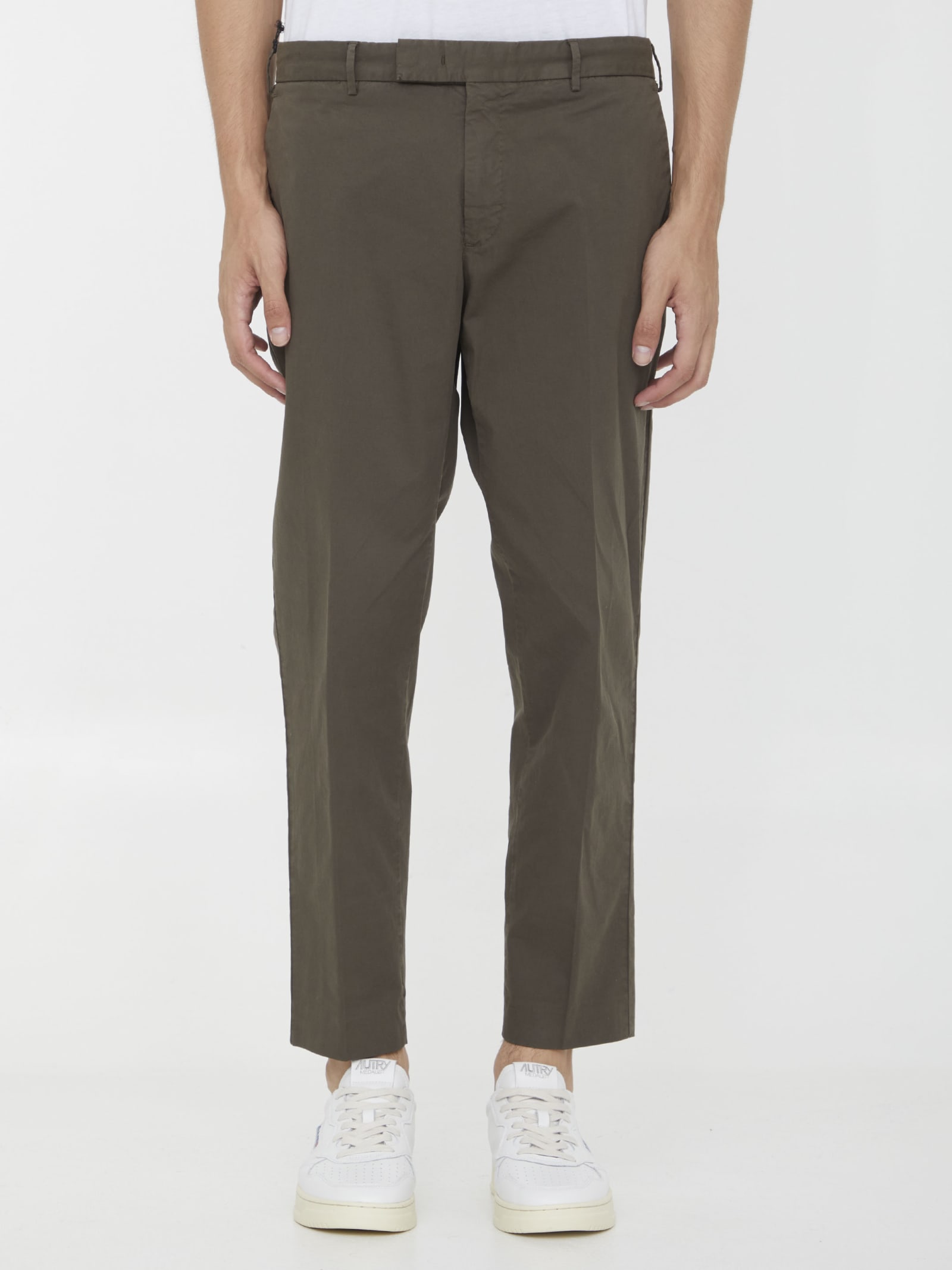 Pt01 Edge Trousers In Green