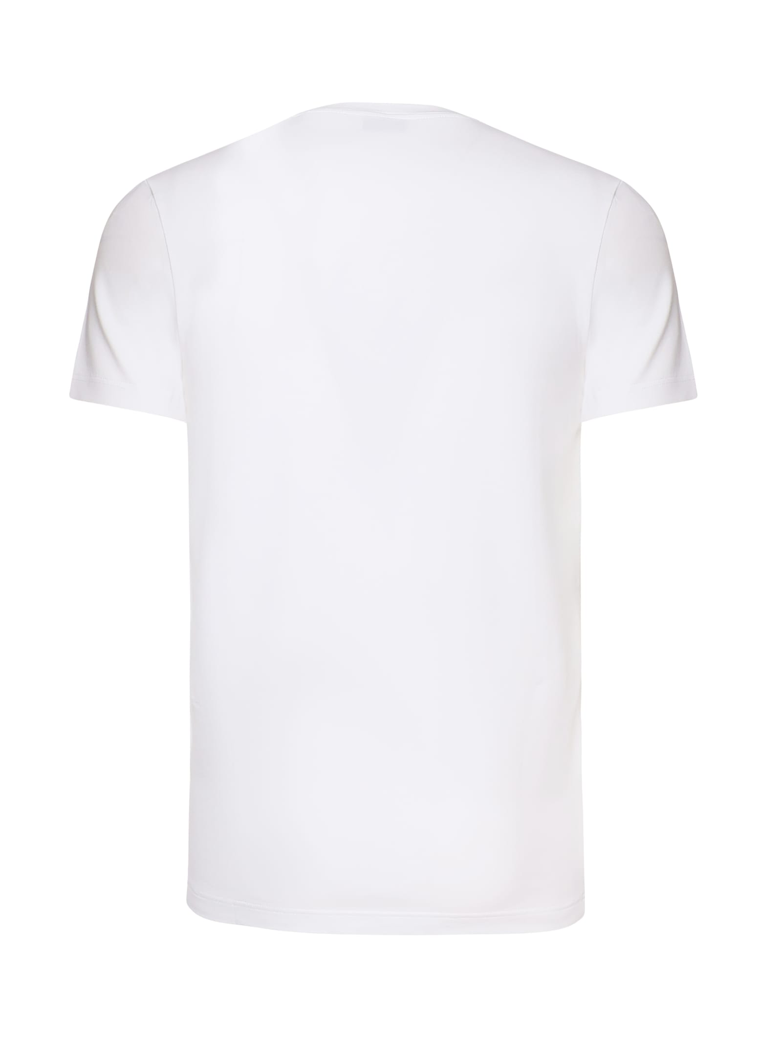 Dondup Short Sleeves T-shirt With Small Logo In White