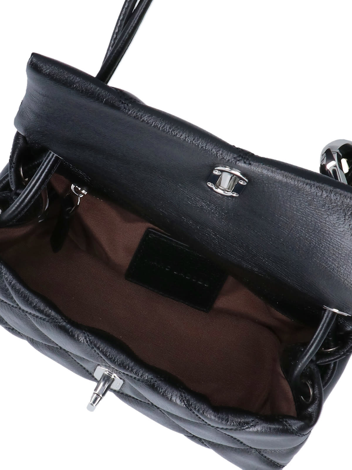 Marc Jacobs Quilted Mini Bora Dual In Black