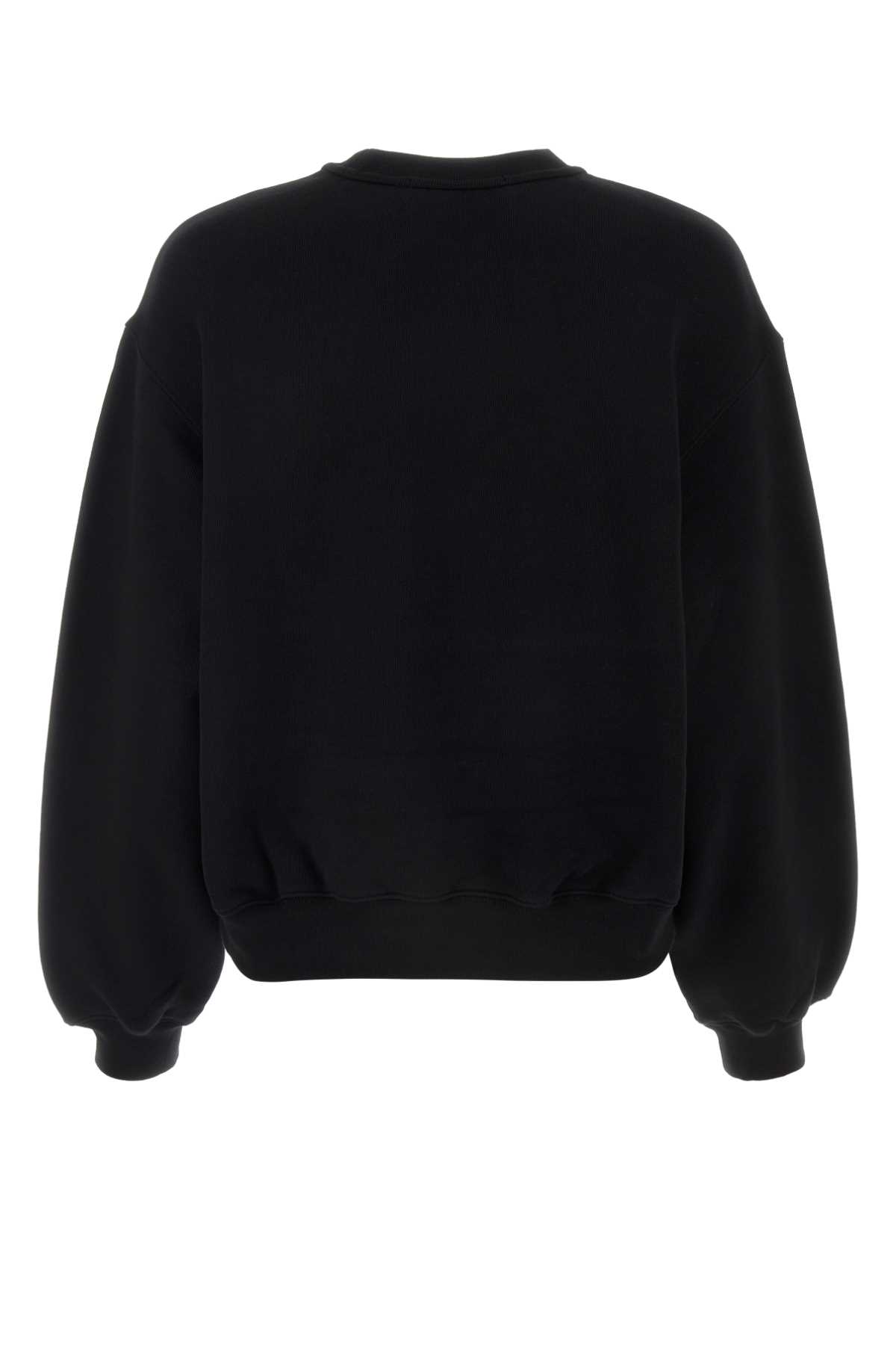 ALEXANDER WANG T BLACK COTTON SWEATSHIRT 