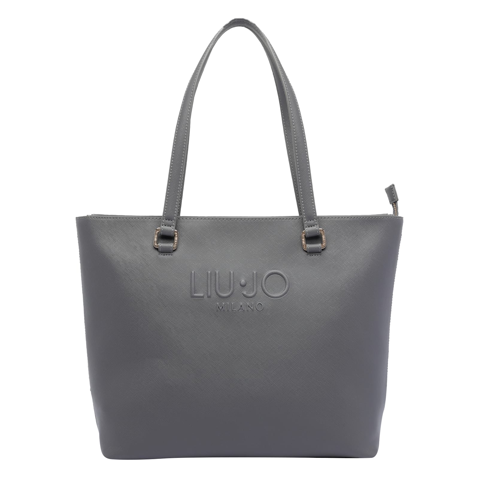 Liu •jo Stylish Tote Bag Dual Handles In Gray