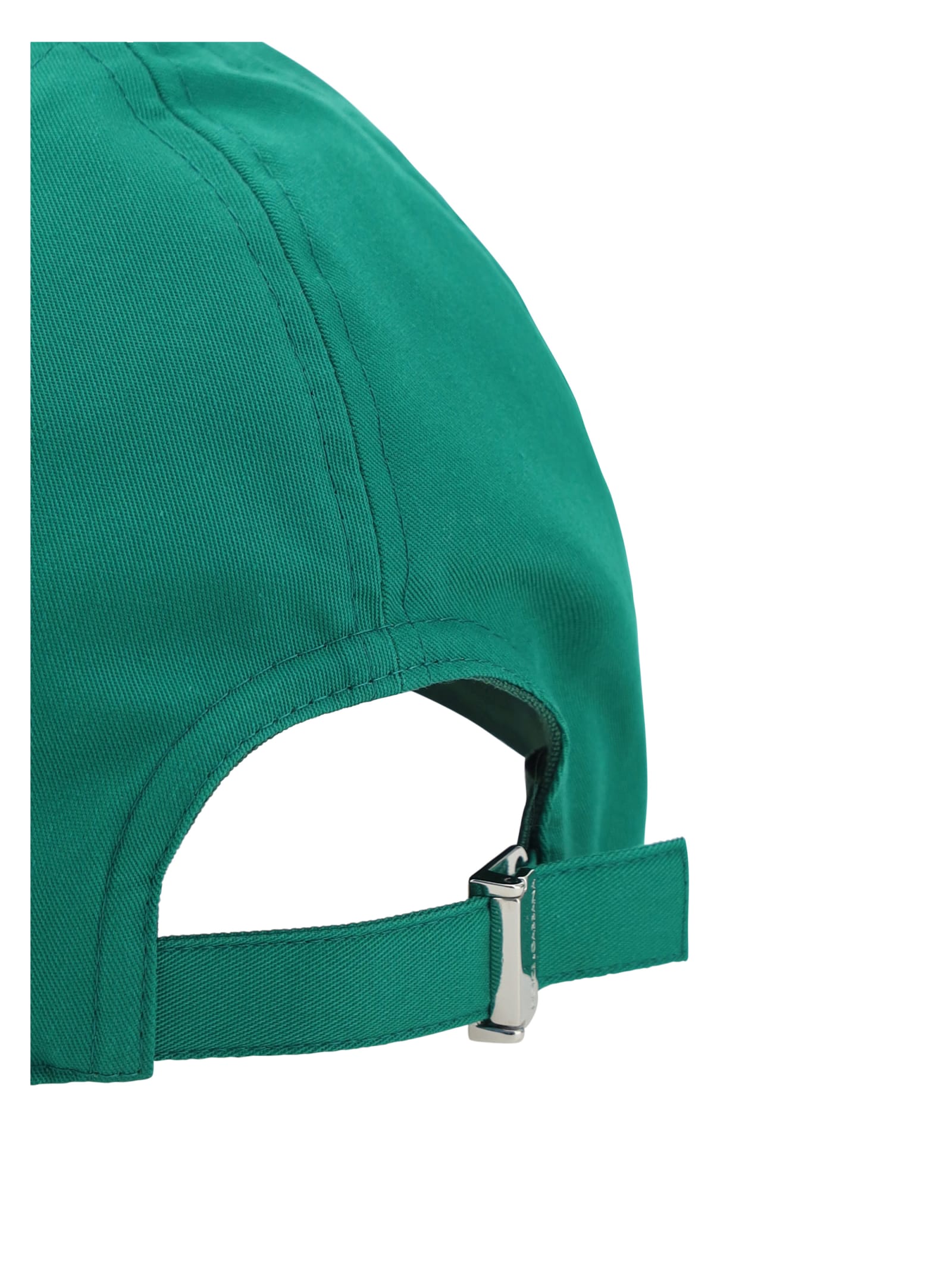 Shop Dolce & Gabbana Baseball Cap In Verde Intenso