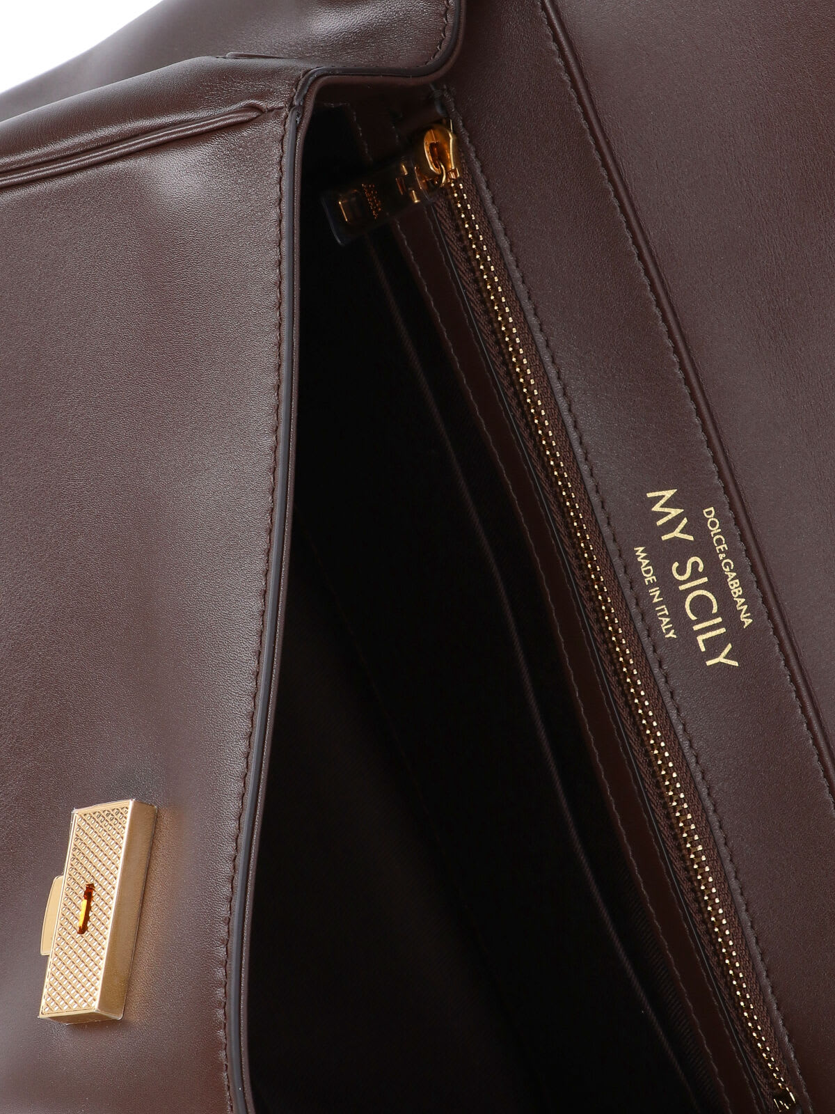 Dolce & Gabbana My Sicily Handbag In Brown