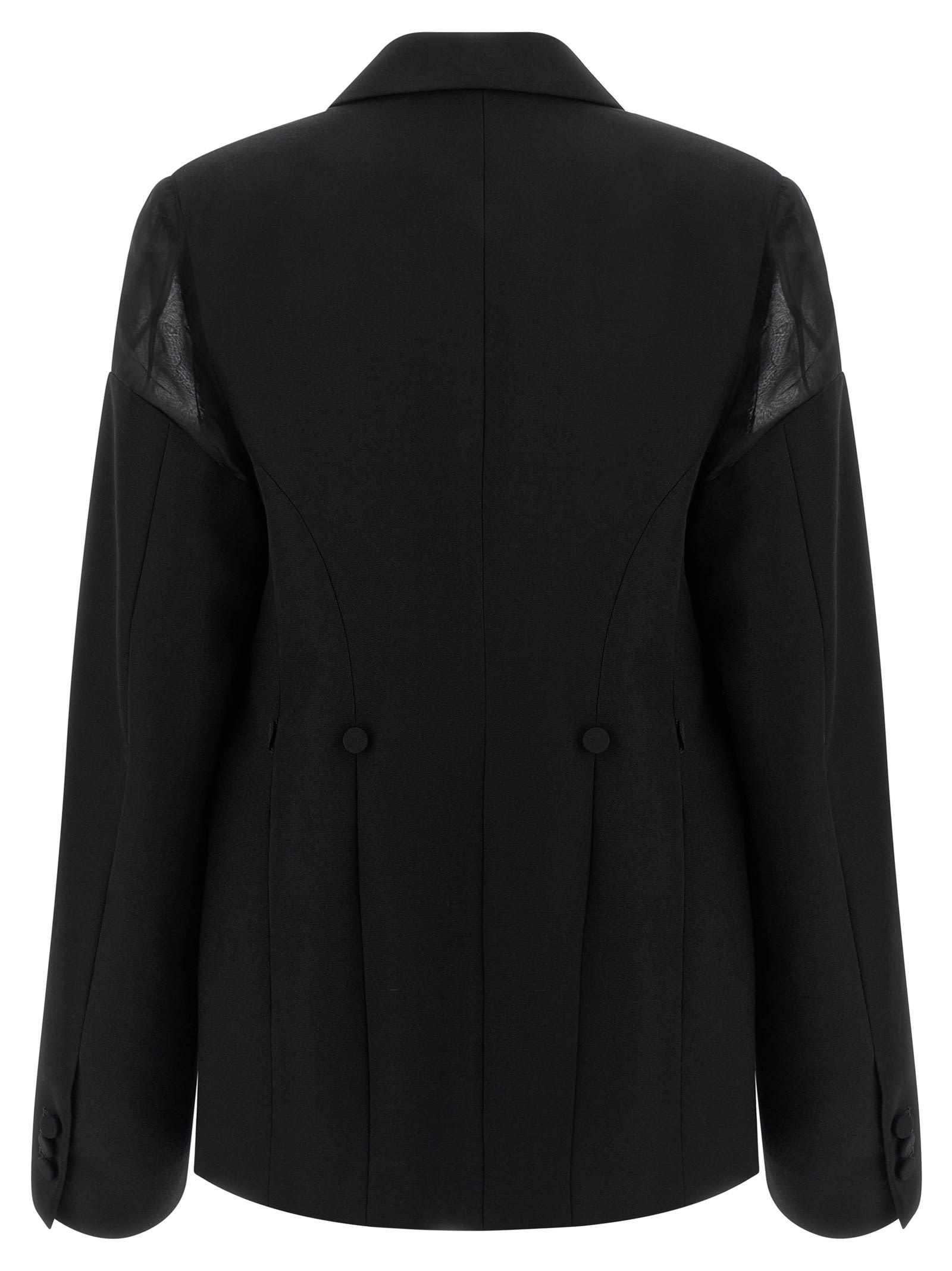 Armarium Sveva Double-breasted Blazer In Black