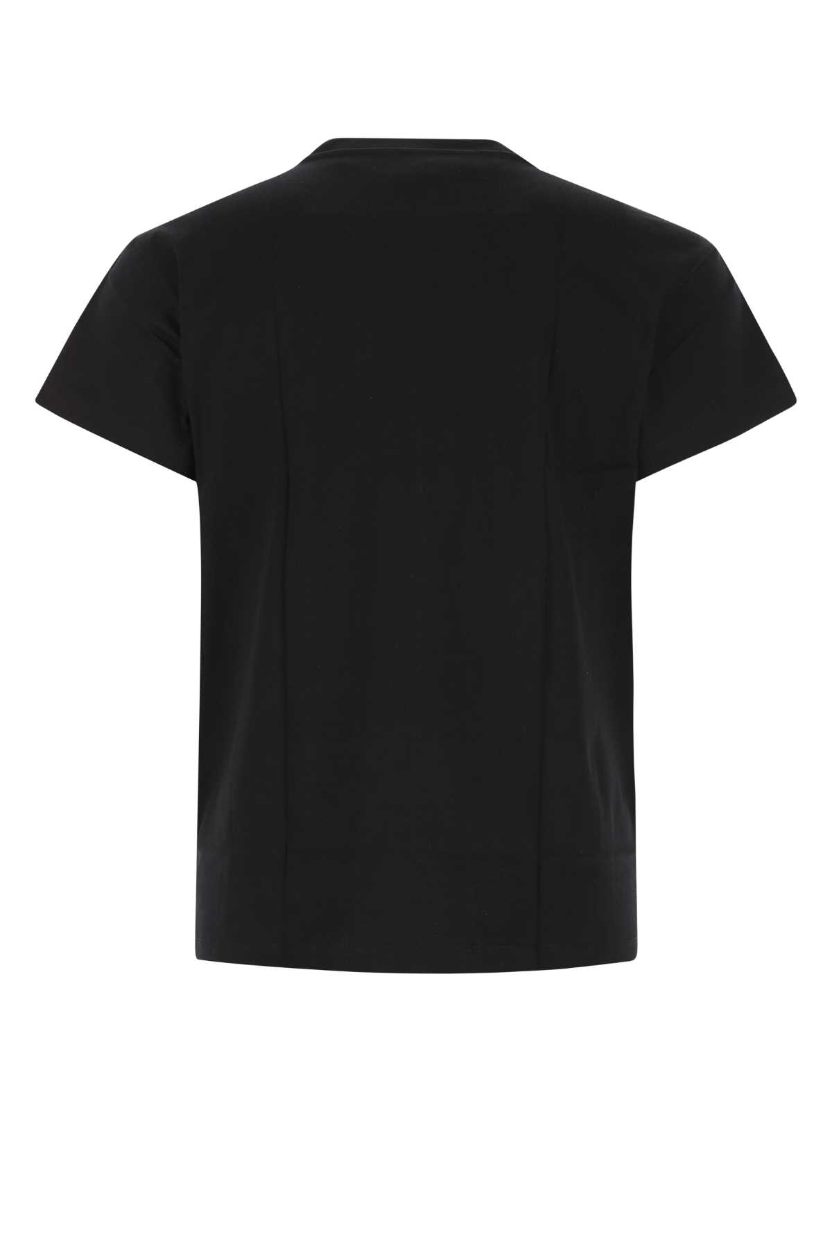 Jil Sander Black Cotton T-shirt Set In 001