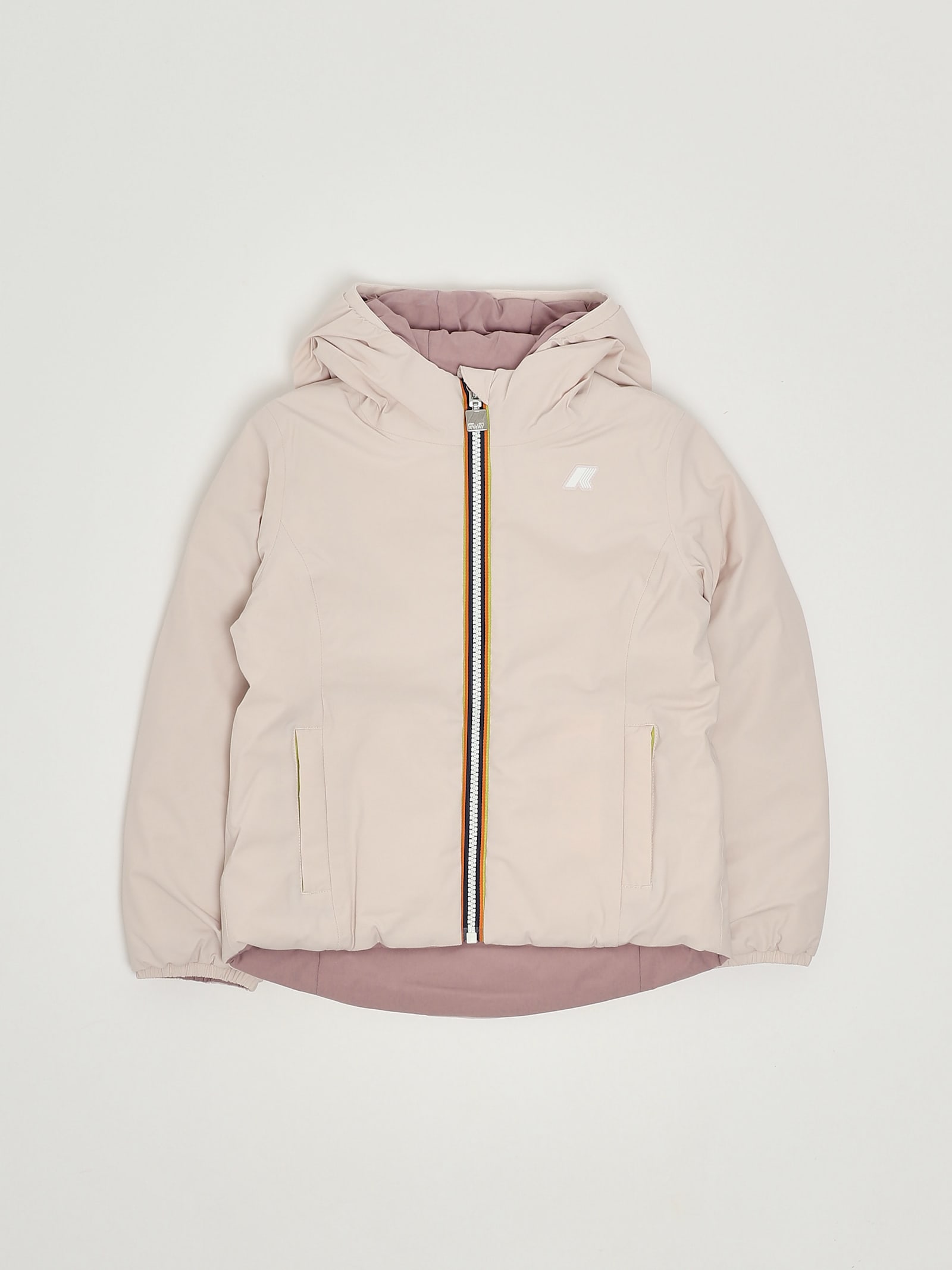 K-way Lily Warm Double Jacket In Animal Print