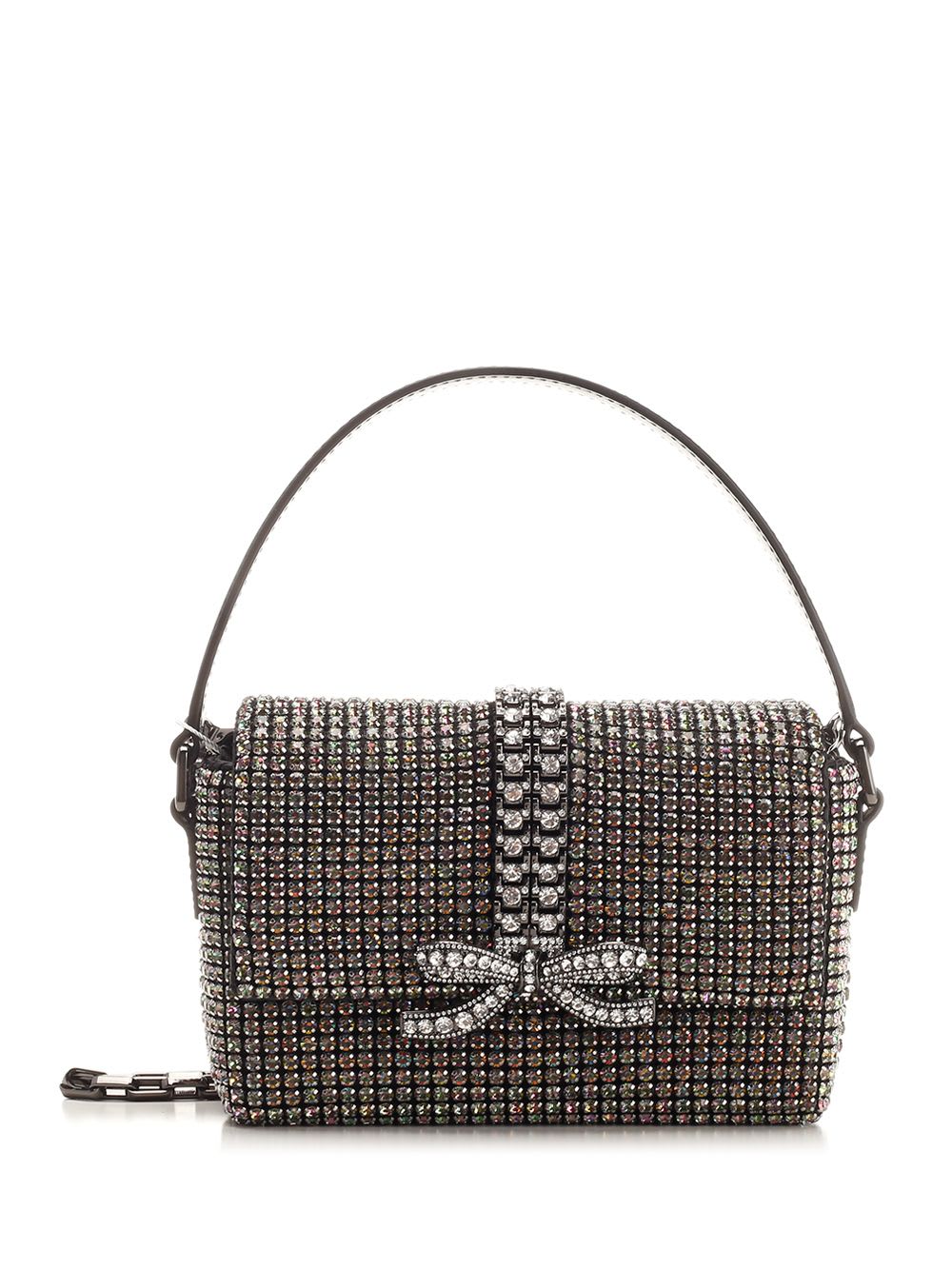 Rhinestones Embellished Bow Bag