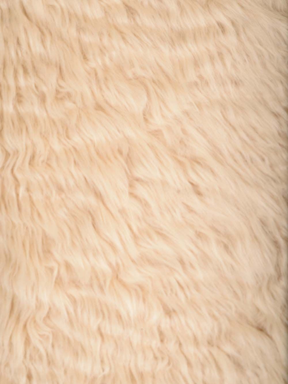 Shop Stand Studio Nicole Eco Fur Coat In Beige