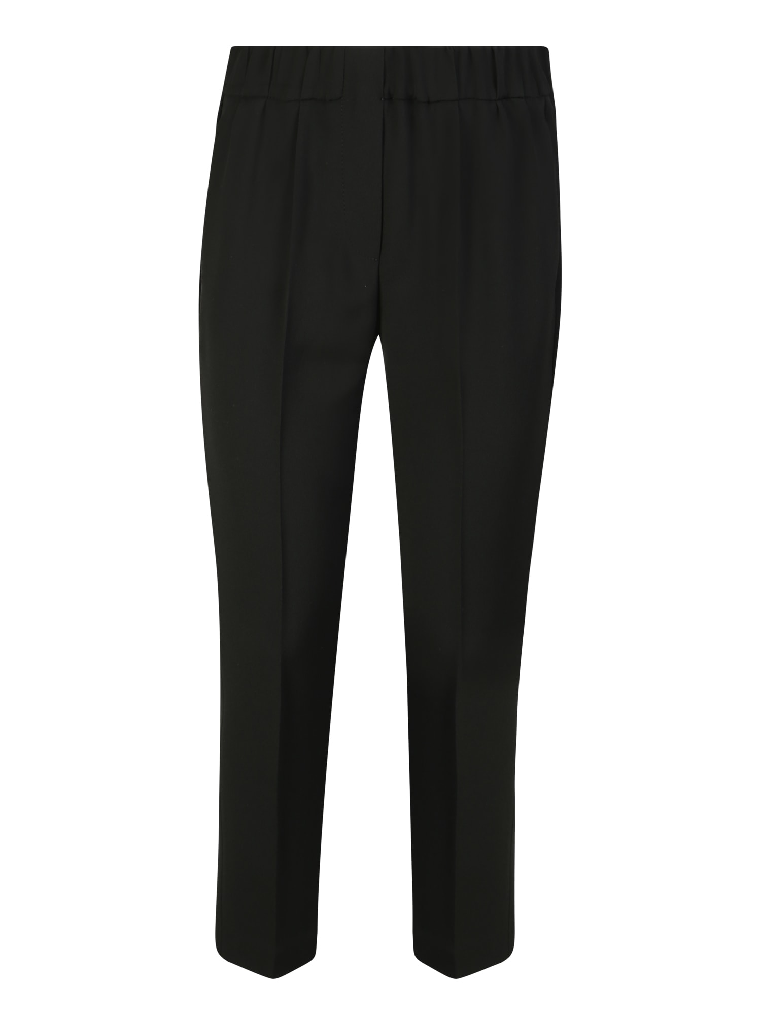 Brunello Cucinellis Straight Silk Blend Pants Are Classic And Essential