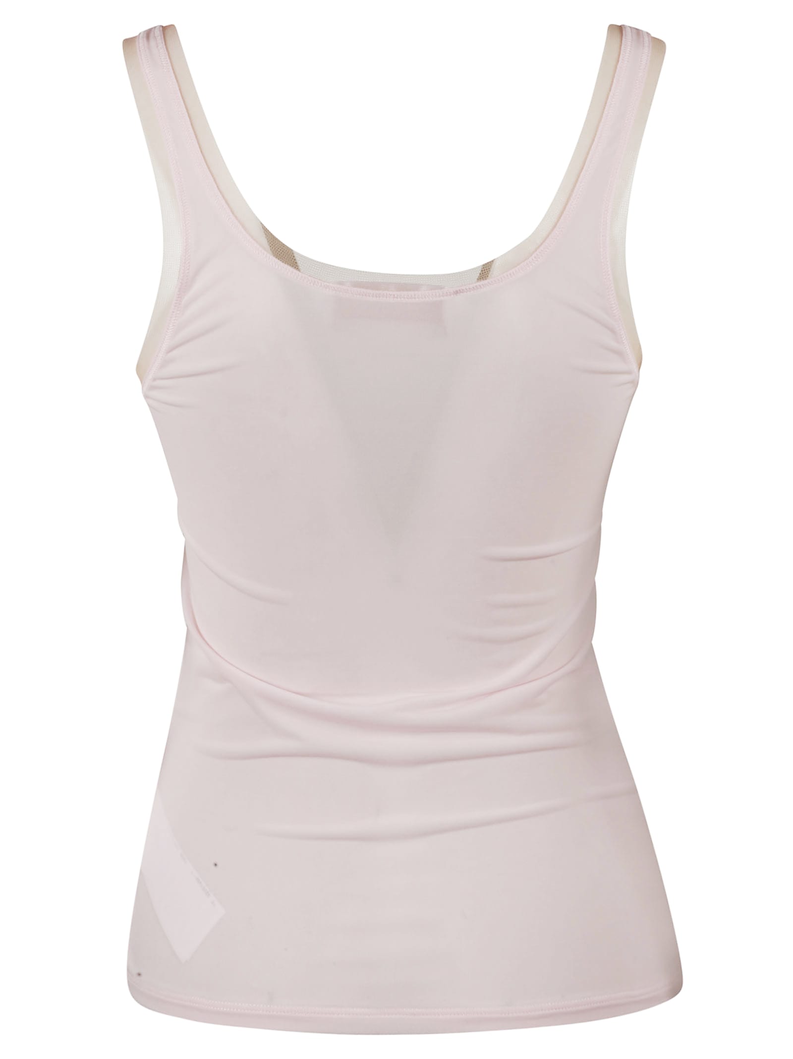 Shop Genny Slim Plain Tank Top In Pink