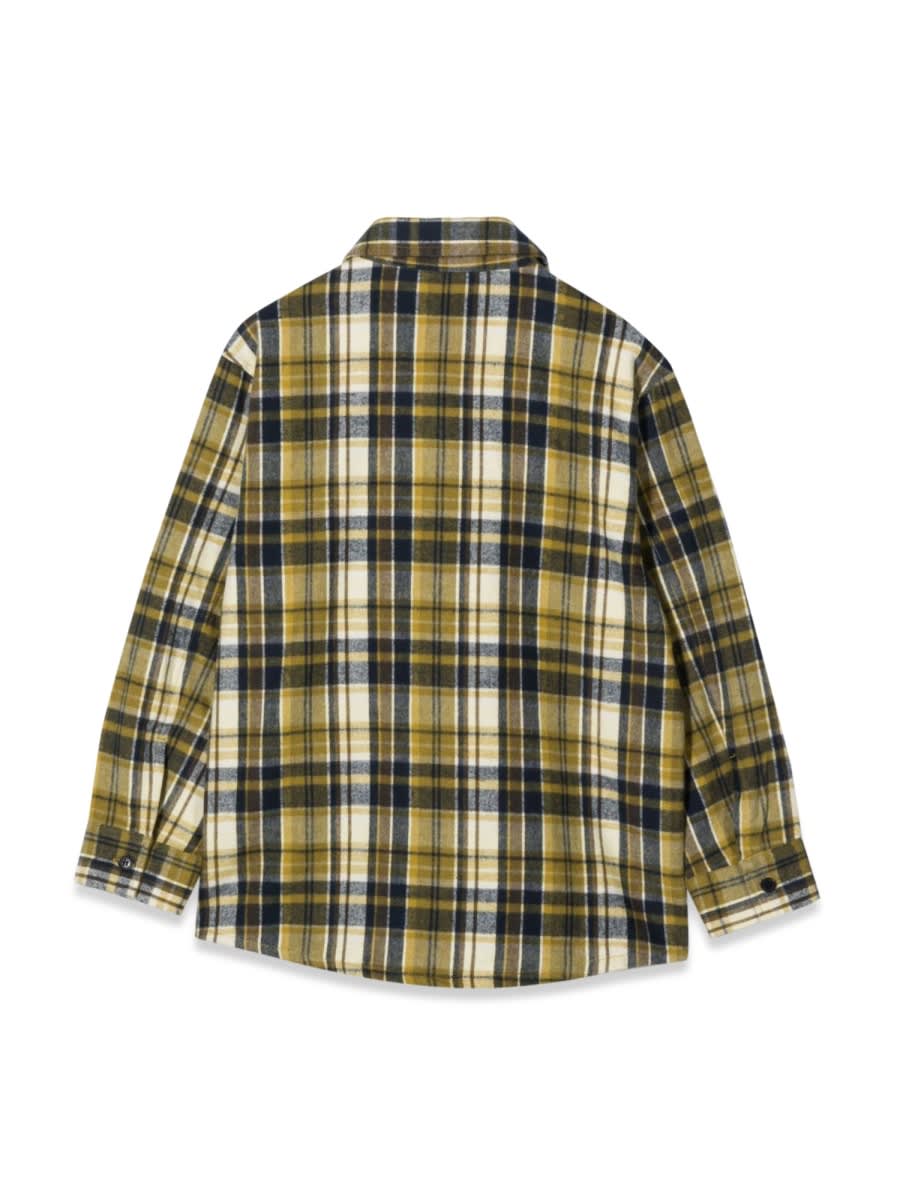 Aspesi Checked Long-sleeve Shirt In Multicolour