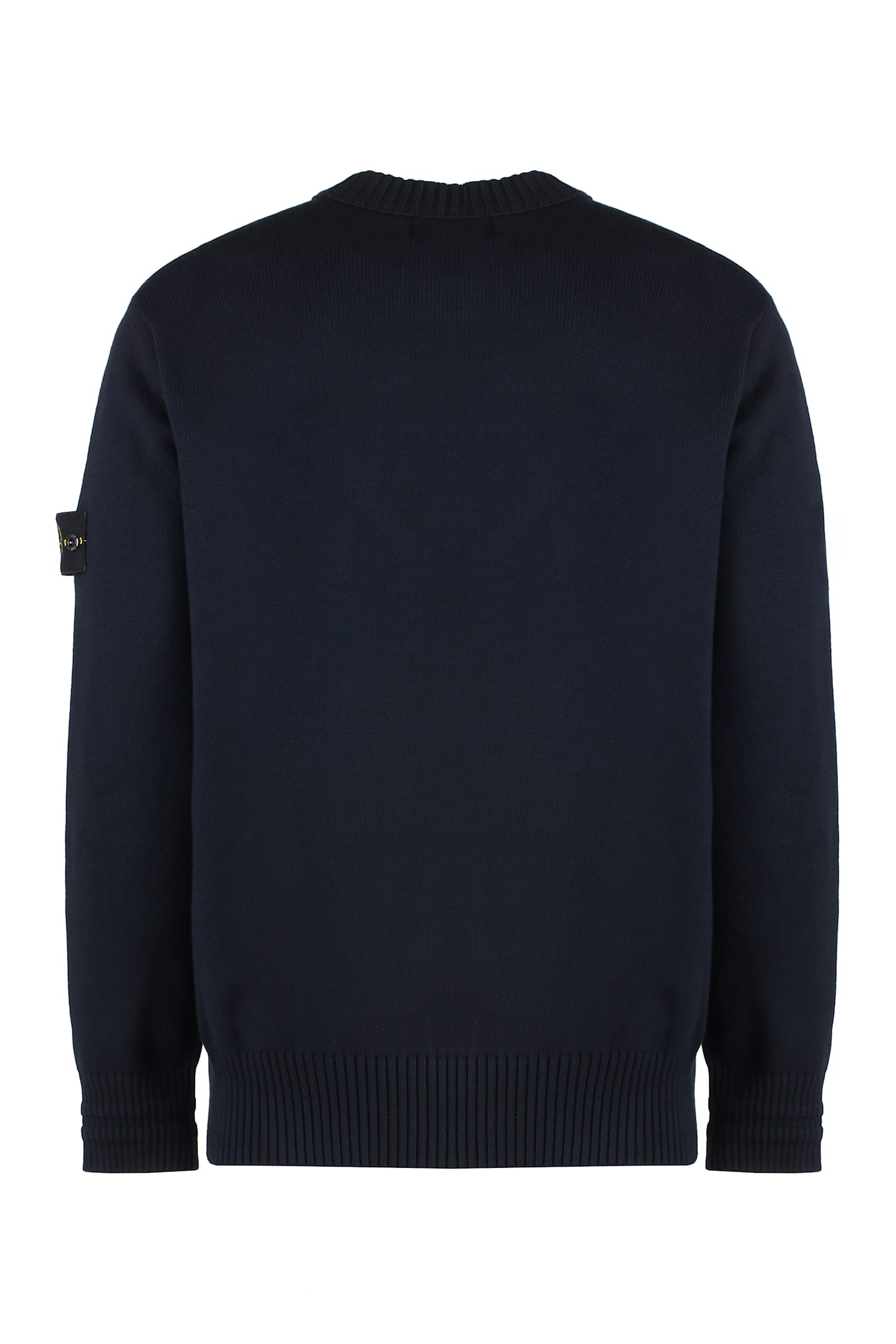 Shop Stone Island Long Sleeve Crew-neck Sweater In Blue