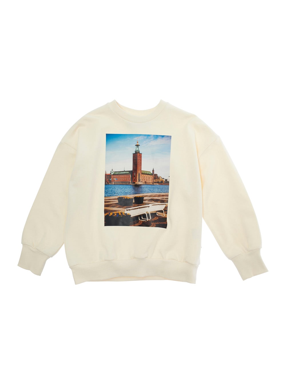 Mini Rodini City Hall Sweatshirt In White