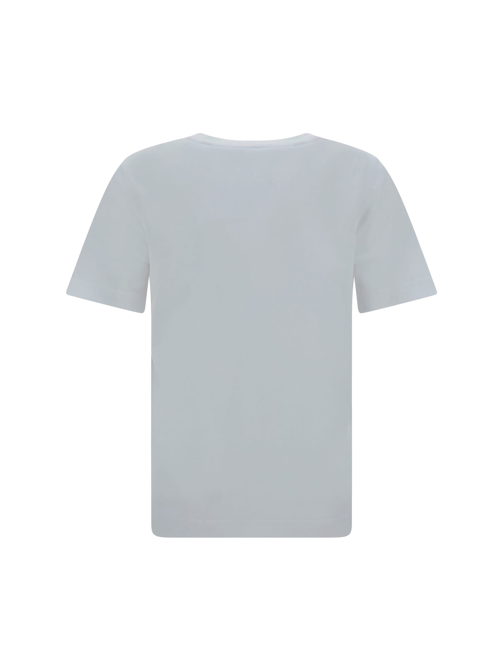 Shop Burberry T-shirt In Bianco