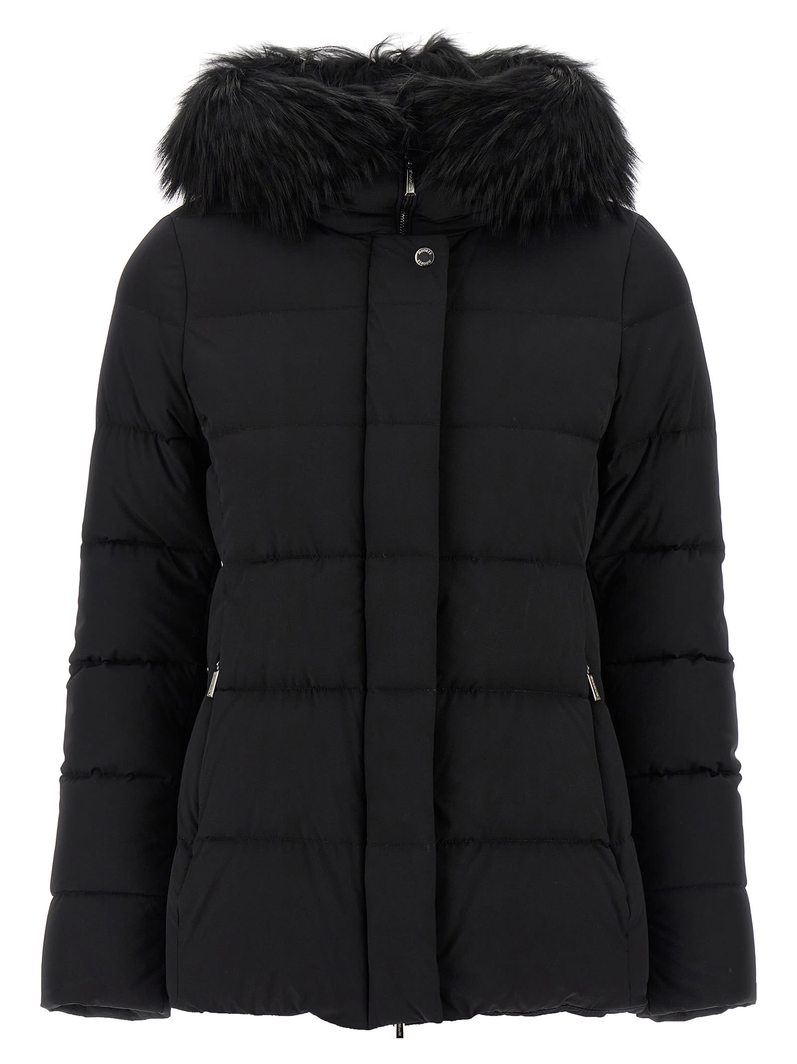 Moorer Kilie Puffer Jackets Black In Black