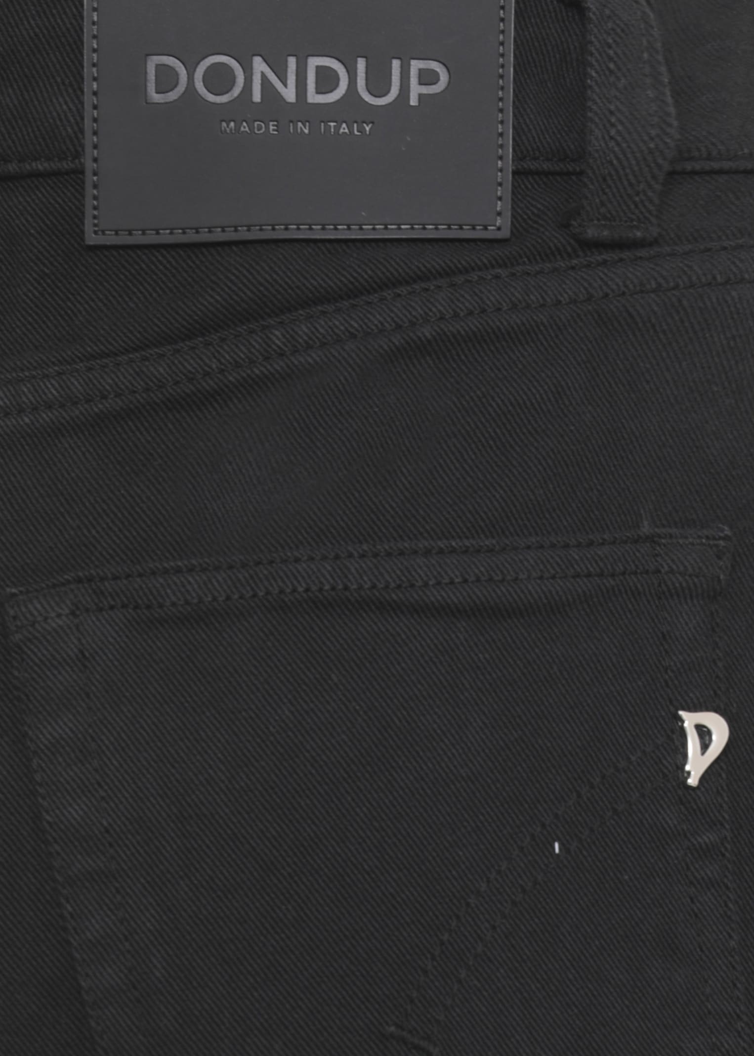 Dondup Wide-leg Palazzo Jeans Belt Loops In Black