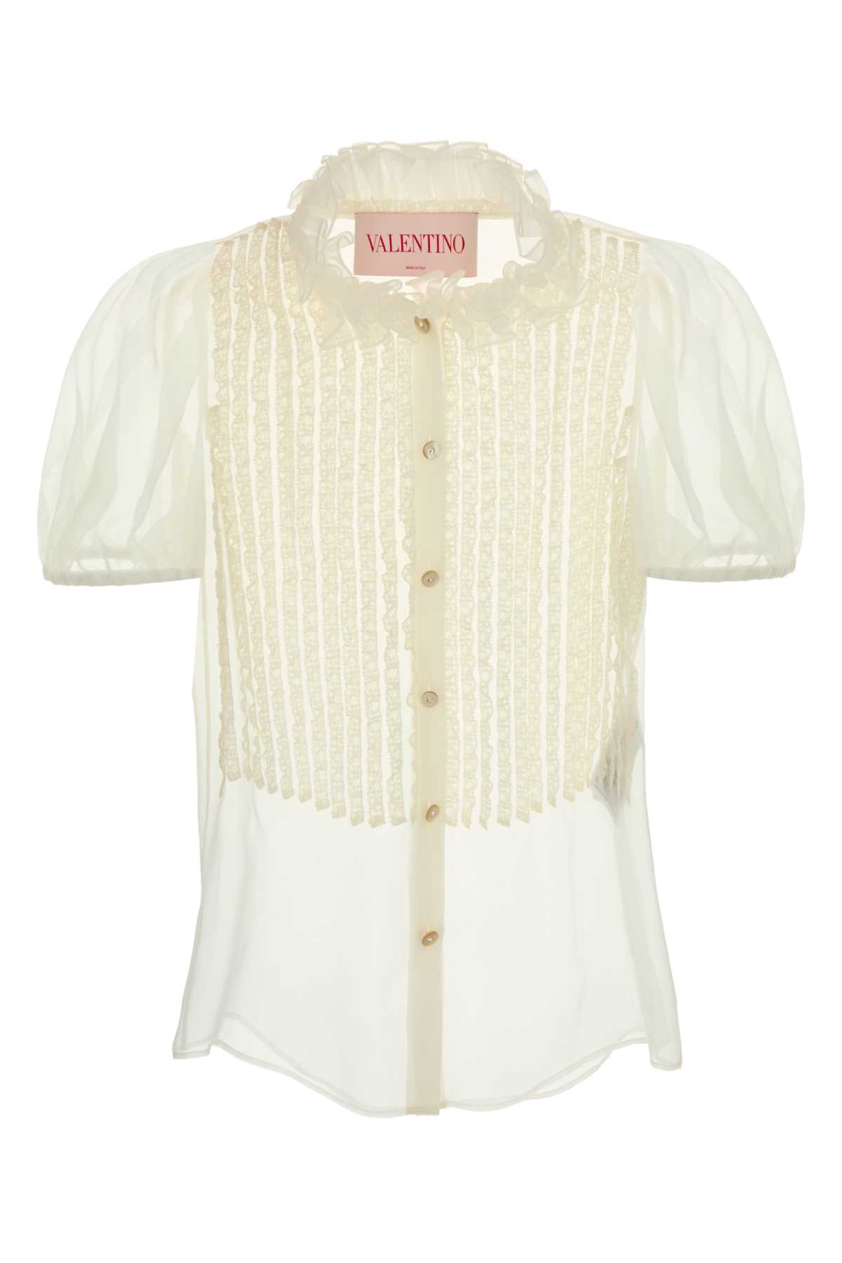 Ivory Chiffon Shirt