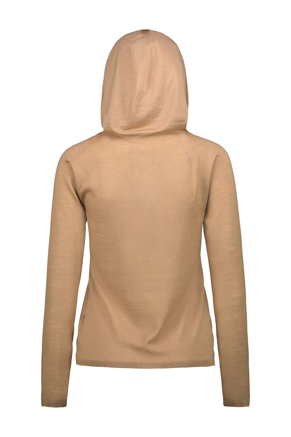 Shop Courrèges Hoodie Knit Second Skin In Dune