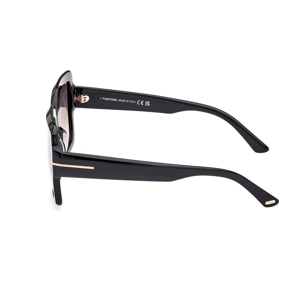 Shop Tom Ford Sunglasses In Nero/grigio Sfumato