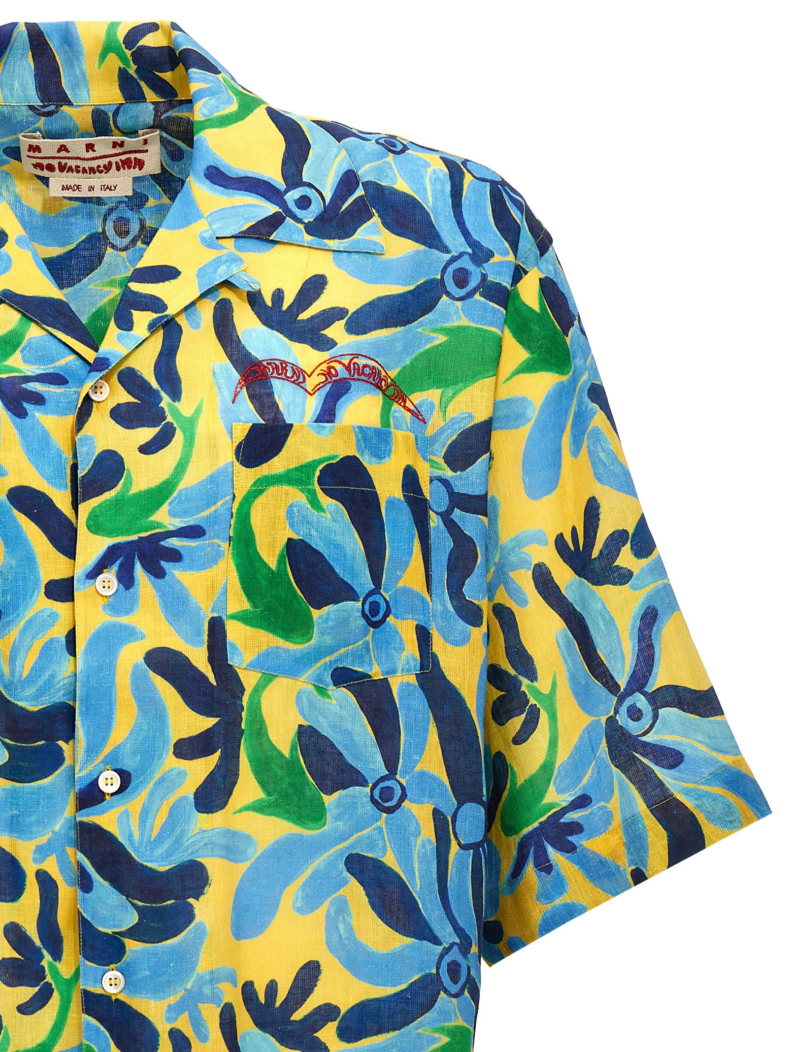 Shop Marni No Vacancy Inn Capsule High Summer Shirt In Multicolor