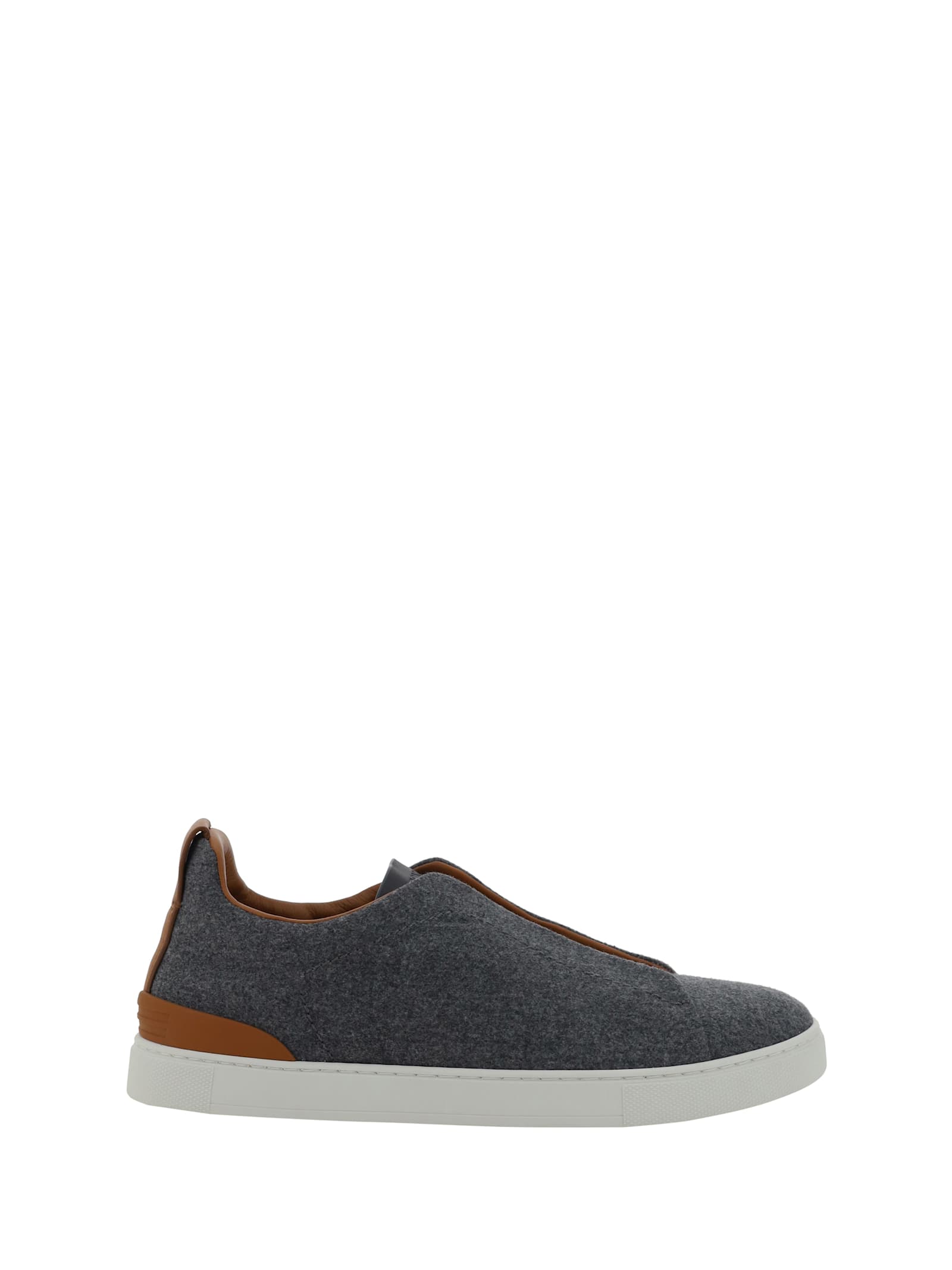 Shop Zegna Triple Stitch Sneakers In Sgc