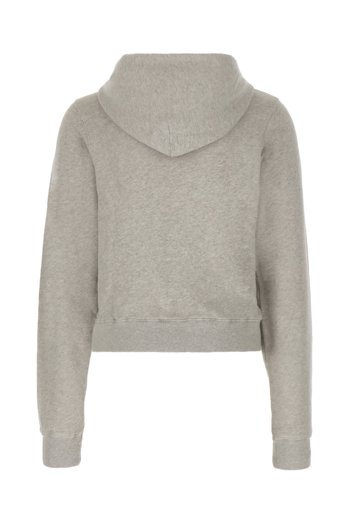 Shop Martine Rose Melange Grey Cotton Sweatshirt In Grey Marl