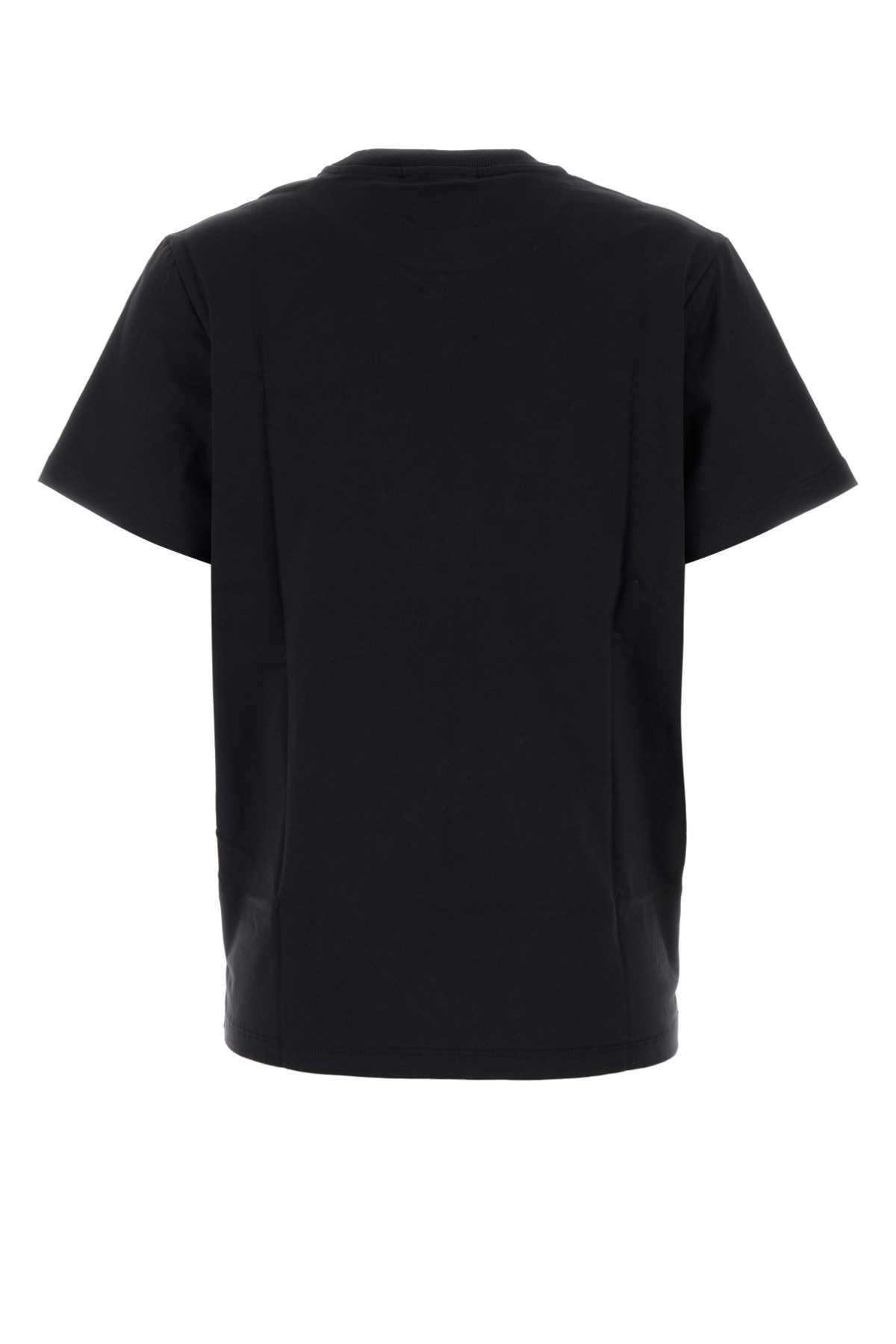 Ganni Women Basic Cotton Jersey Neon Kitty T-shirt In Black