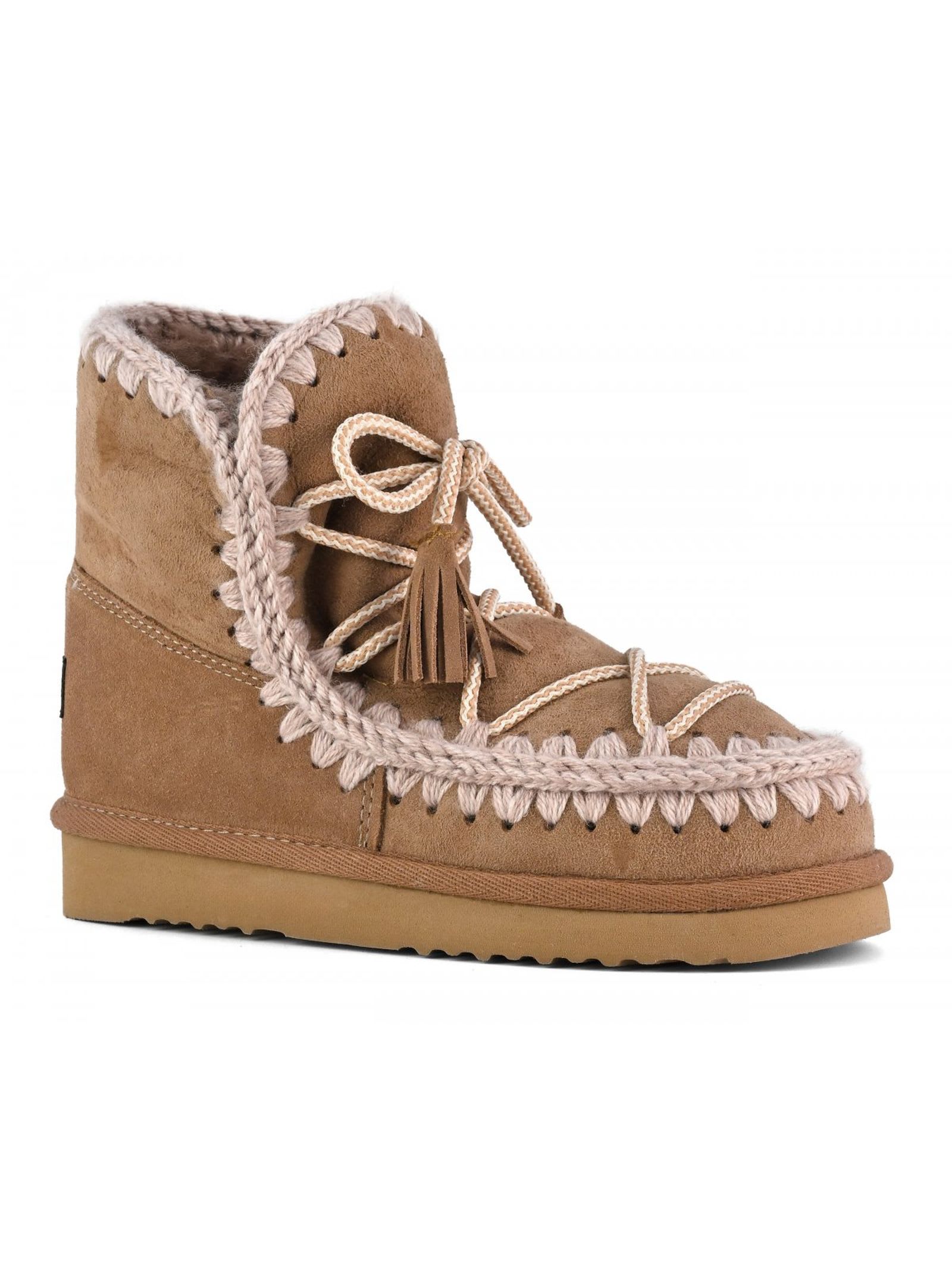 Shop Mou Pink Brown Eskimo 18 Scoubidoo Lace