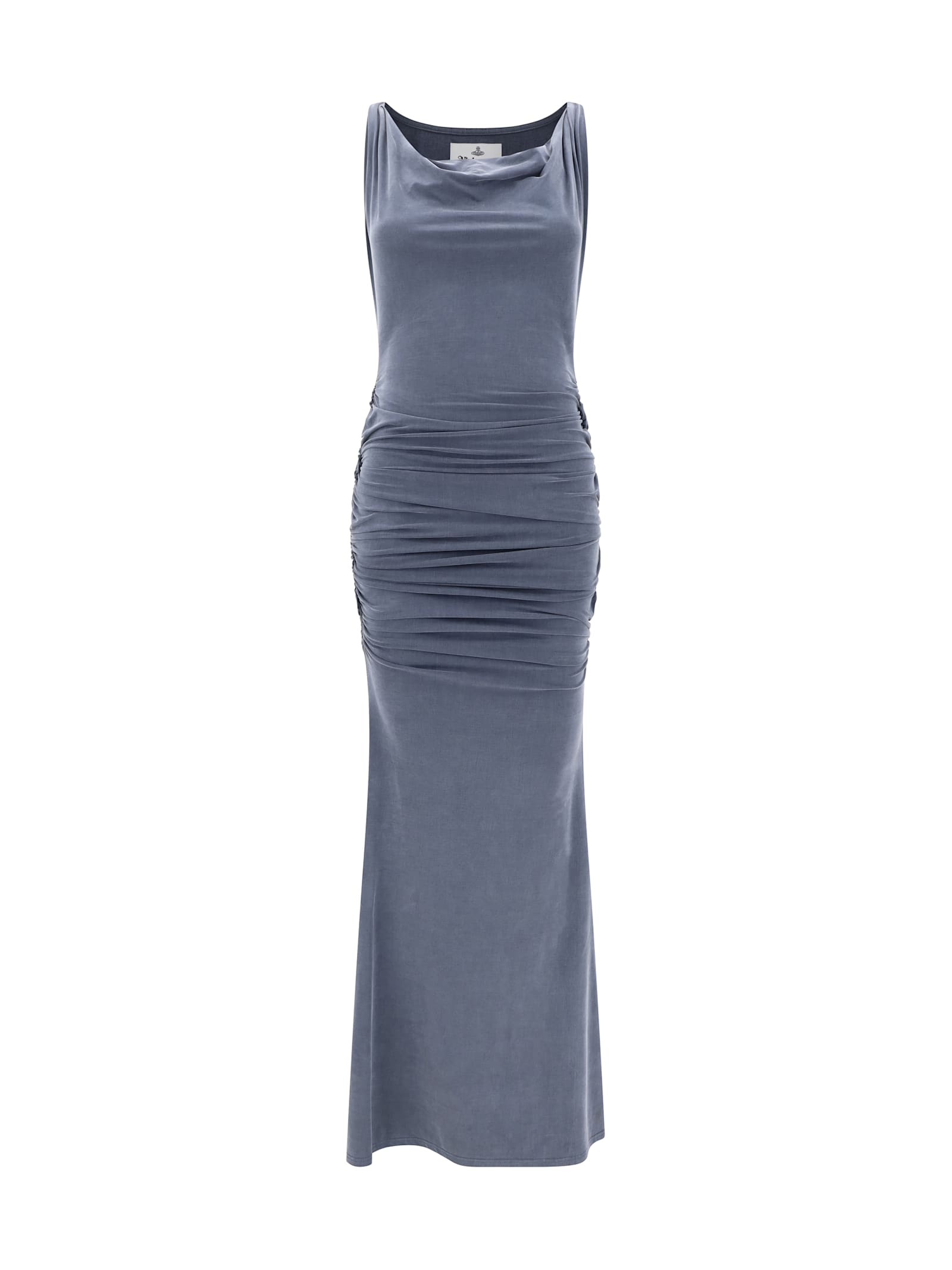 Vivienne Westwood Liz Draped Silhouette Long Dress