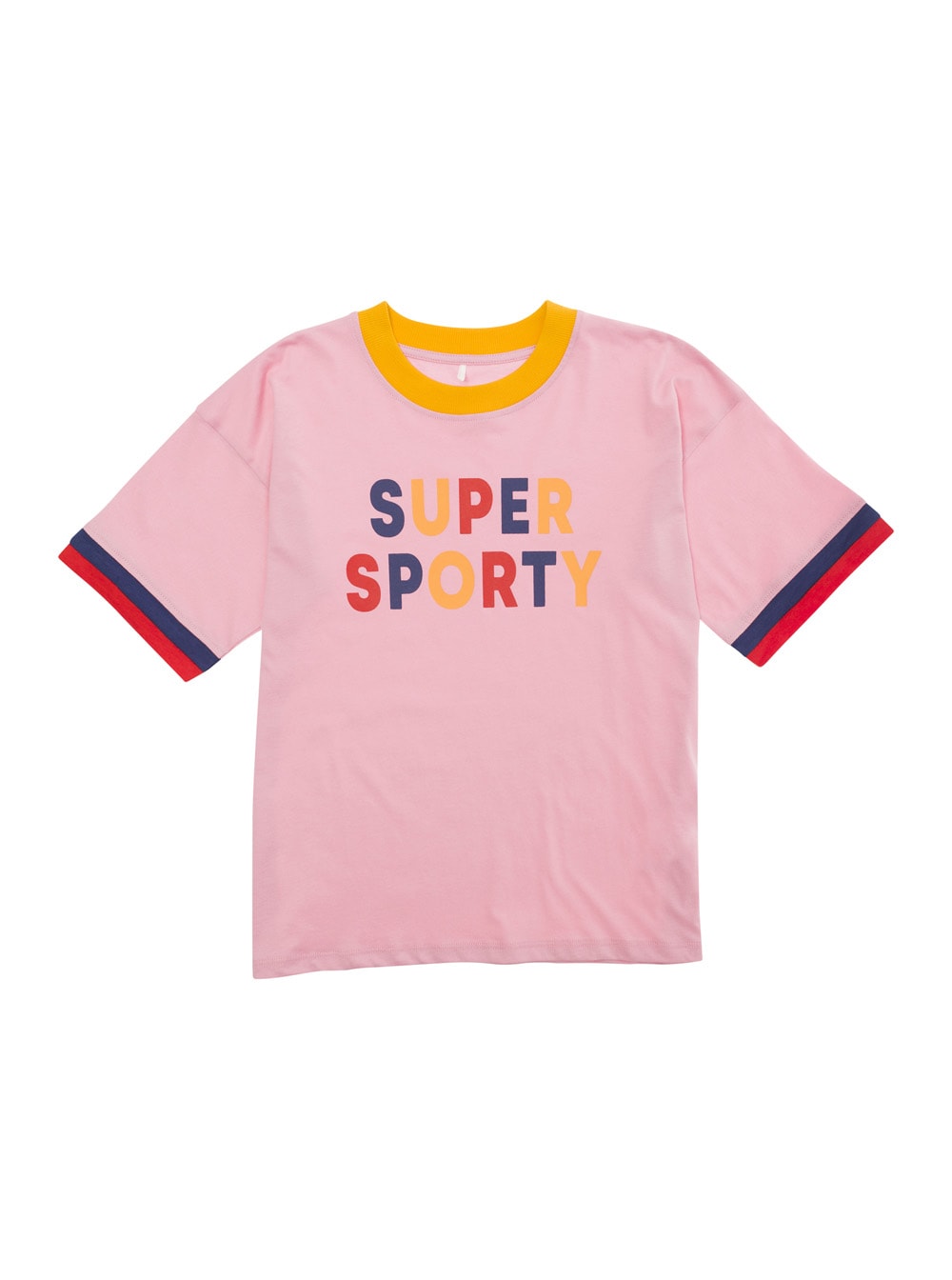 Mini Rodini Kids' Super Sporty T-shirt In Pink