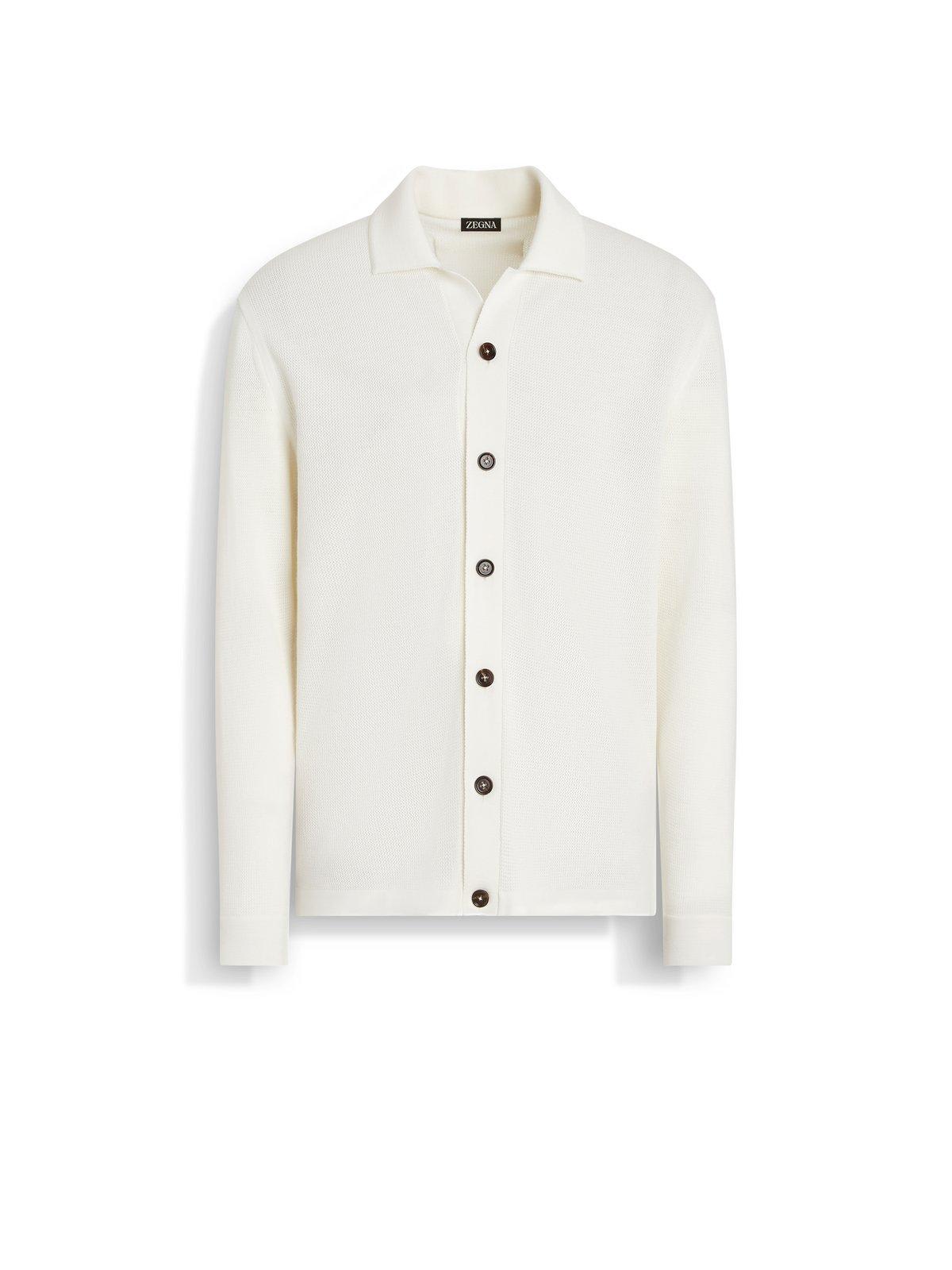 Long-sleeved Knit Shirt