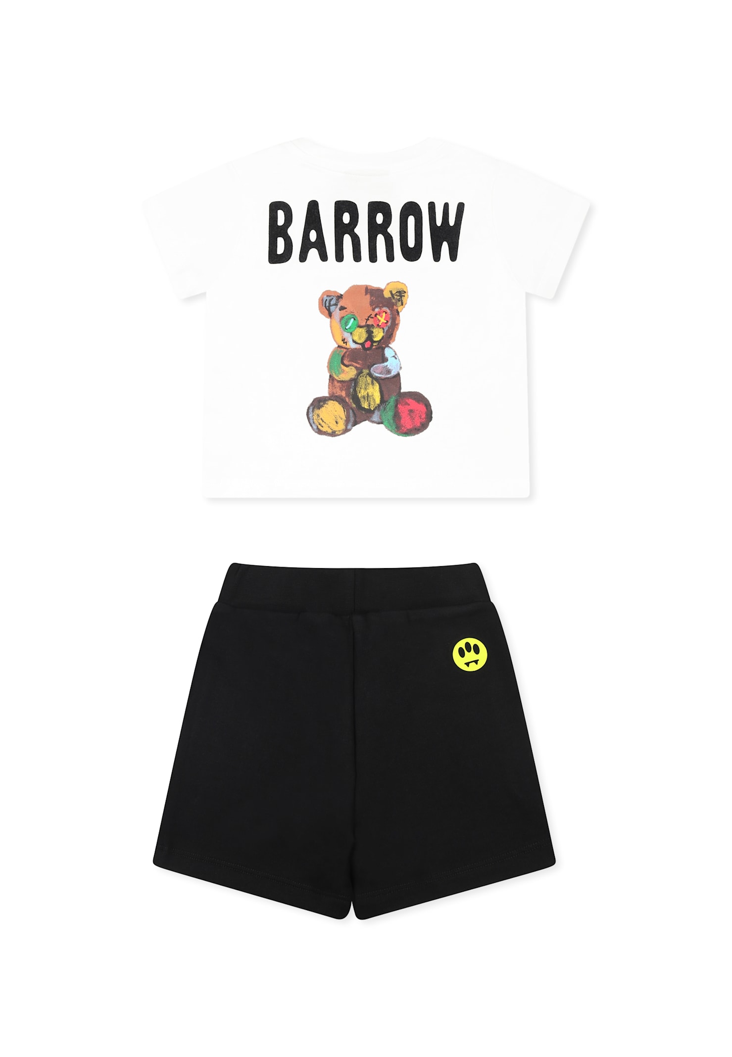 Barrow Multicolor Suit For Babykids With Bear Print In Multicolor