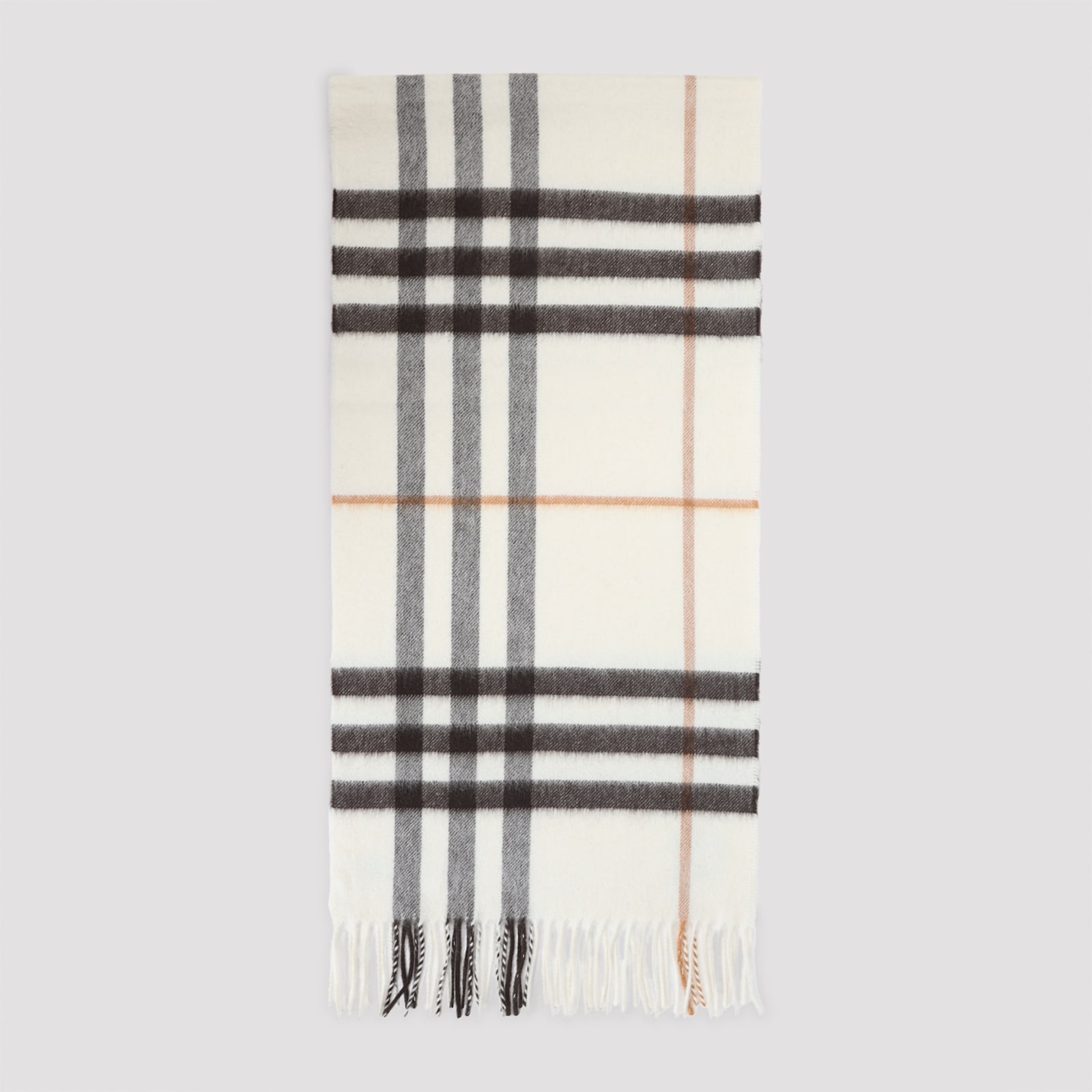 Burberry Giant Check Scarf In Neutral