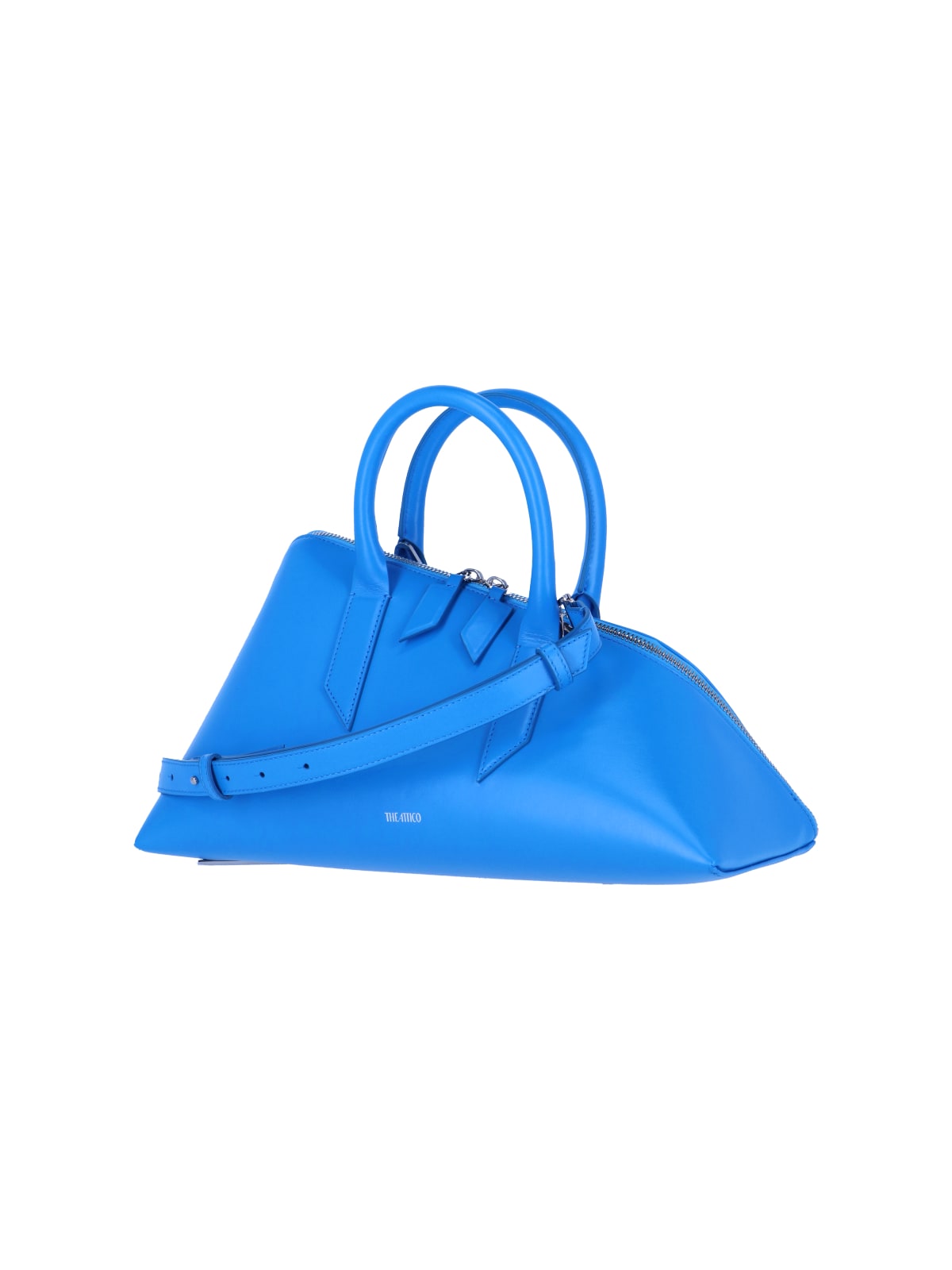 Shop Attico 24h Hand Bag In Turquoise