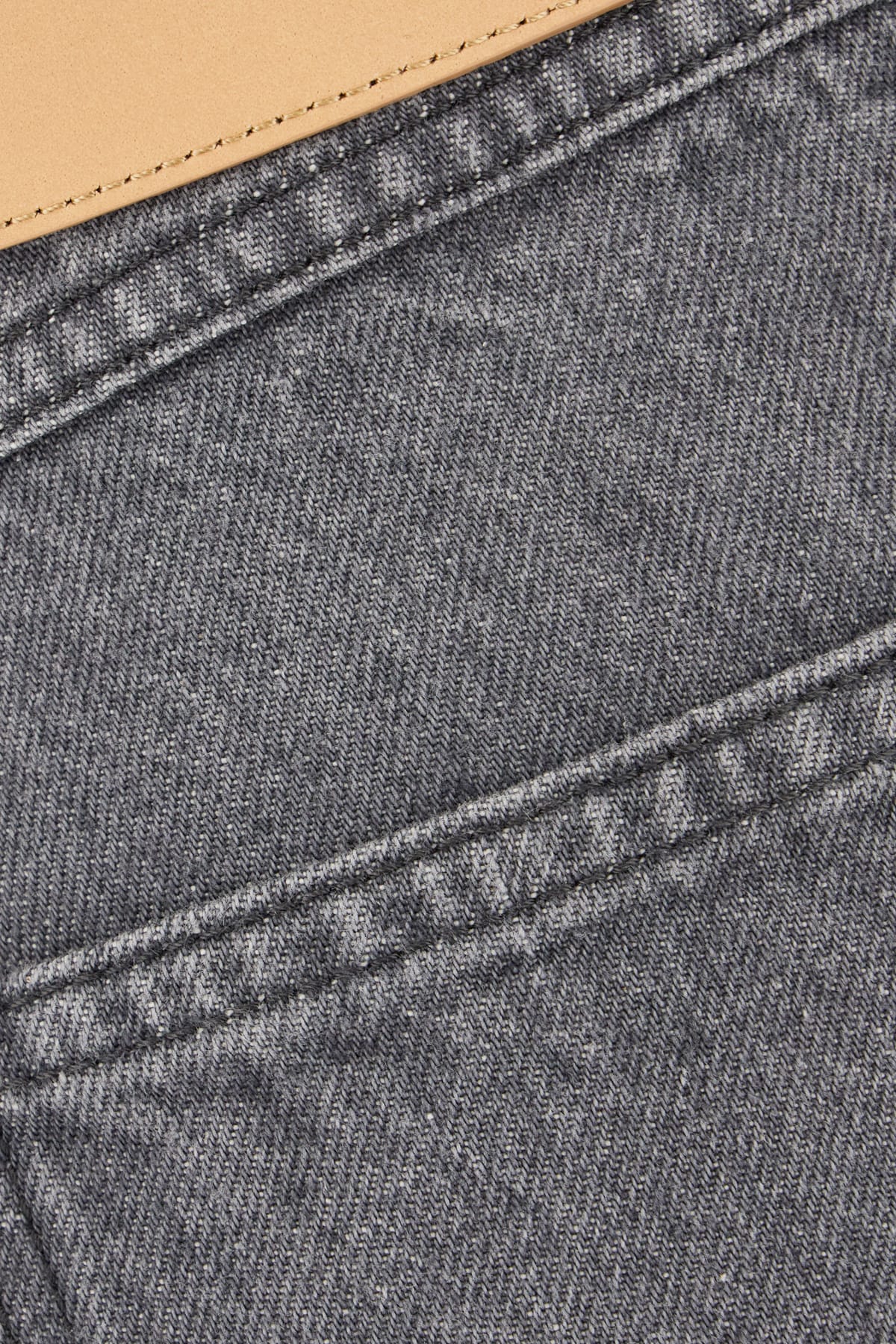 Jw Anderson Grey Denim Jeans In Gray