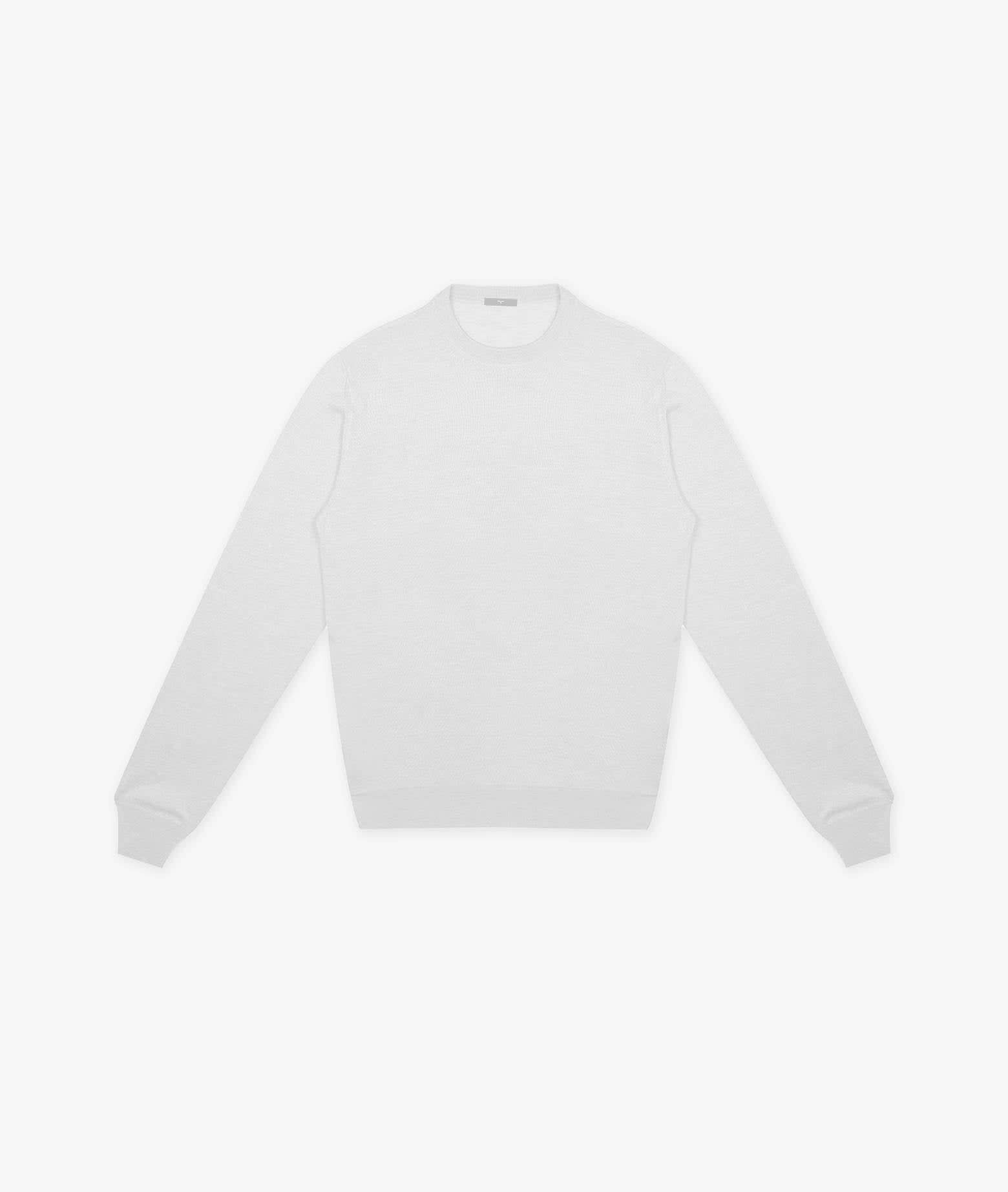 Larusmiani Long-sleeved T-shirt Roquebrune Sweater In White