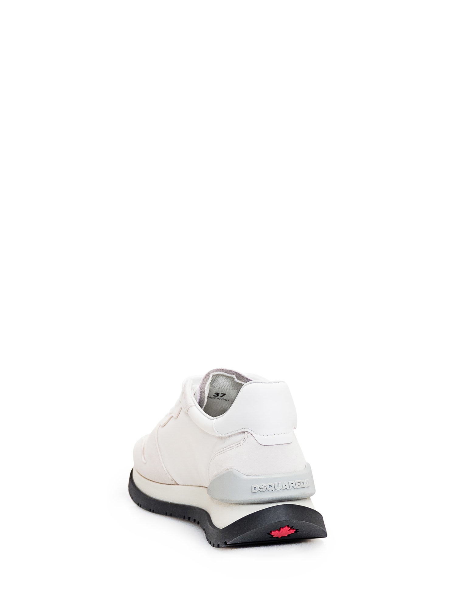 Shop Dsquared2 Running Sneaker In Bianco Nero Fucsia