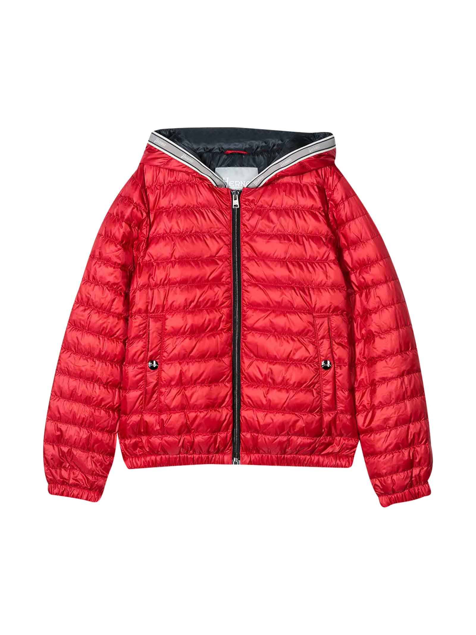 HERNO RED PADDED JACKET,11310485