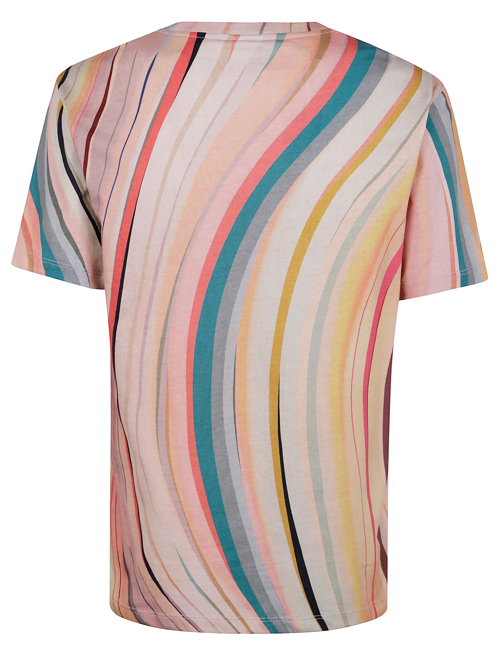 Ps By Paul Smith Ps Paul Smith New Swirl Cotton T-shirt In Multicolor
